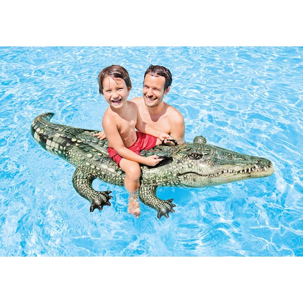 Intex Aufblastier Alligator 170x86 cm