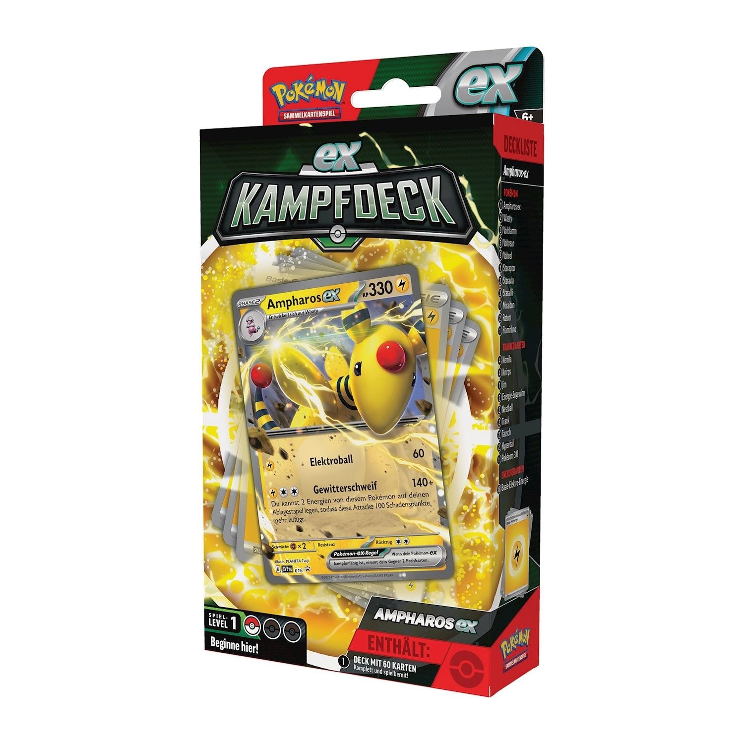 Pokémon-DE Lucario&Ampharos ex Kampdeck