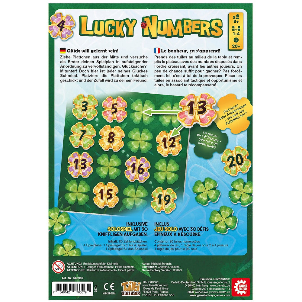 Game Factory Lucky Numbers