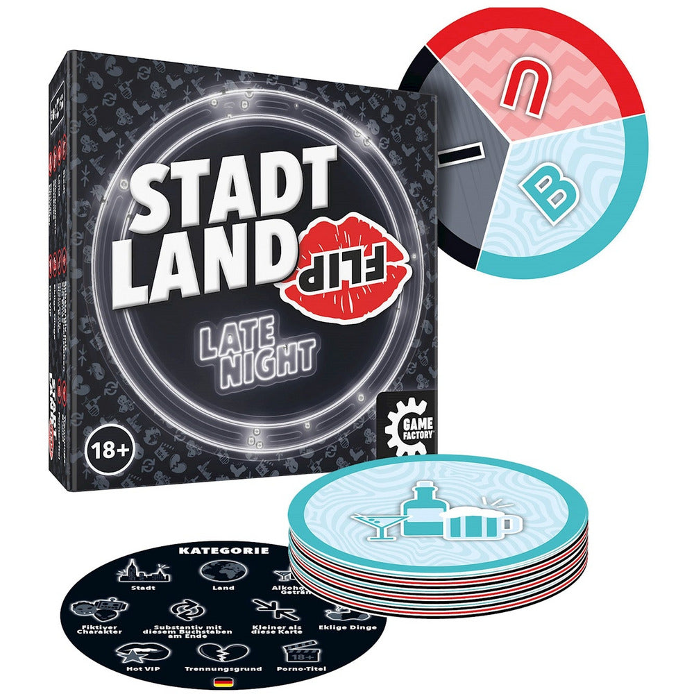 Game Factory Stadt Land Flip - Late Night