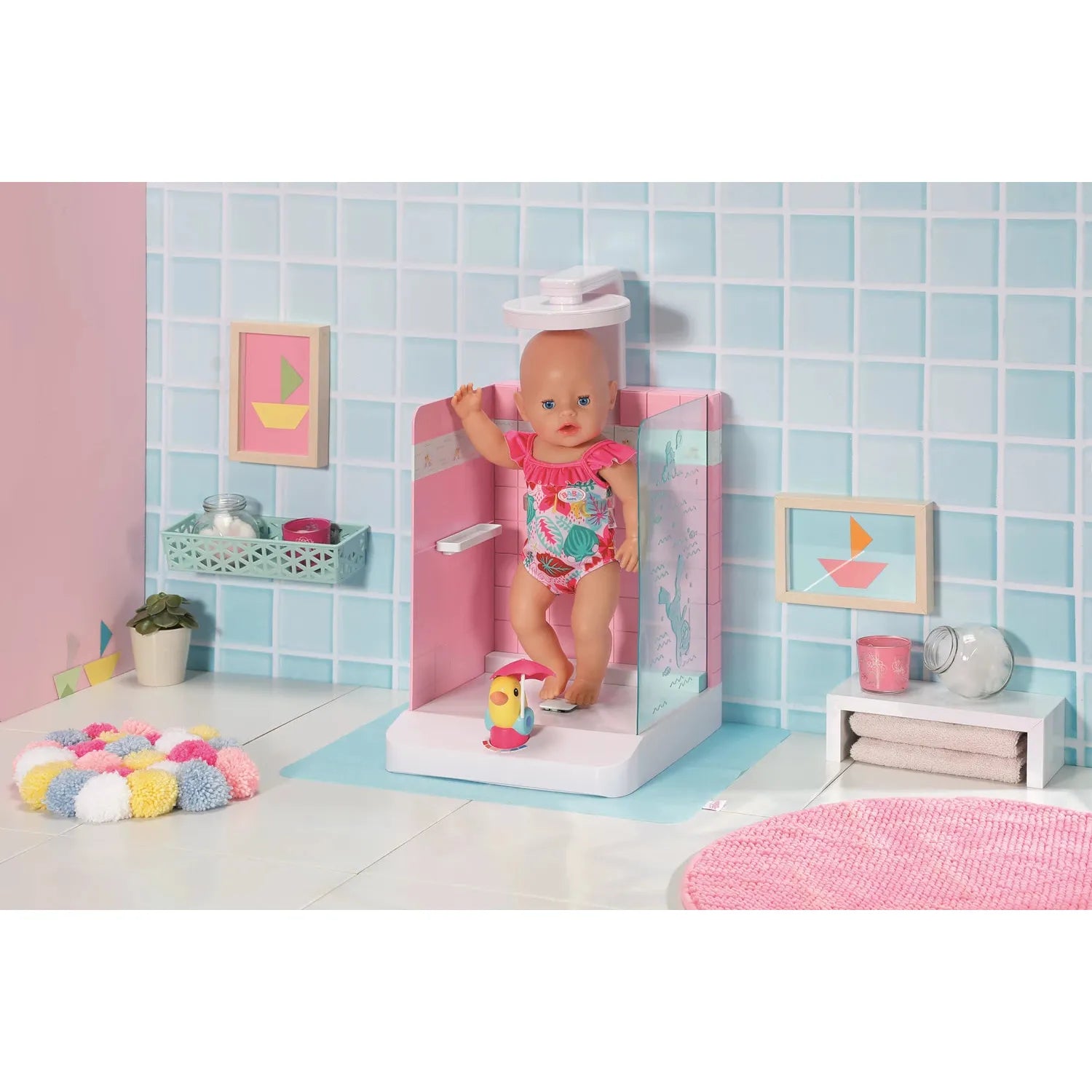BABY born begehbare Dusche