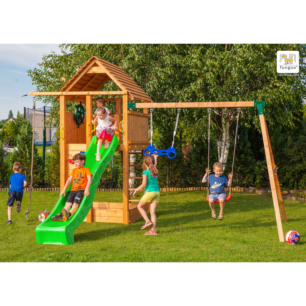 Fungoo SET FORTRESS MOVE slide GREEN