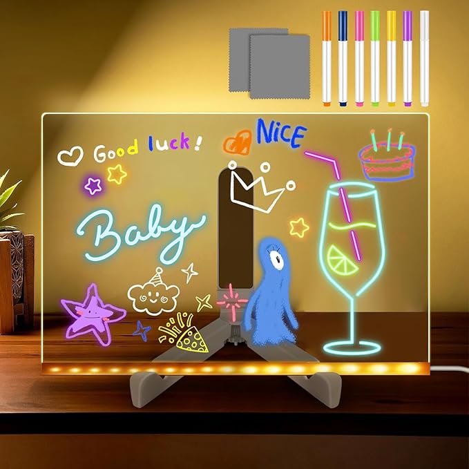 LED Notiztafel mit Farben