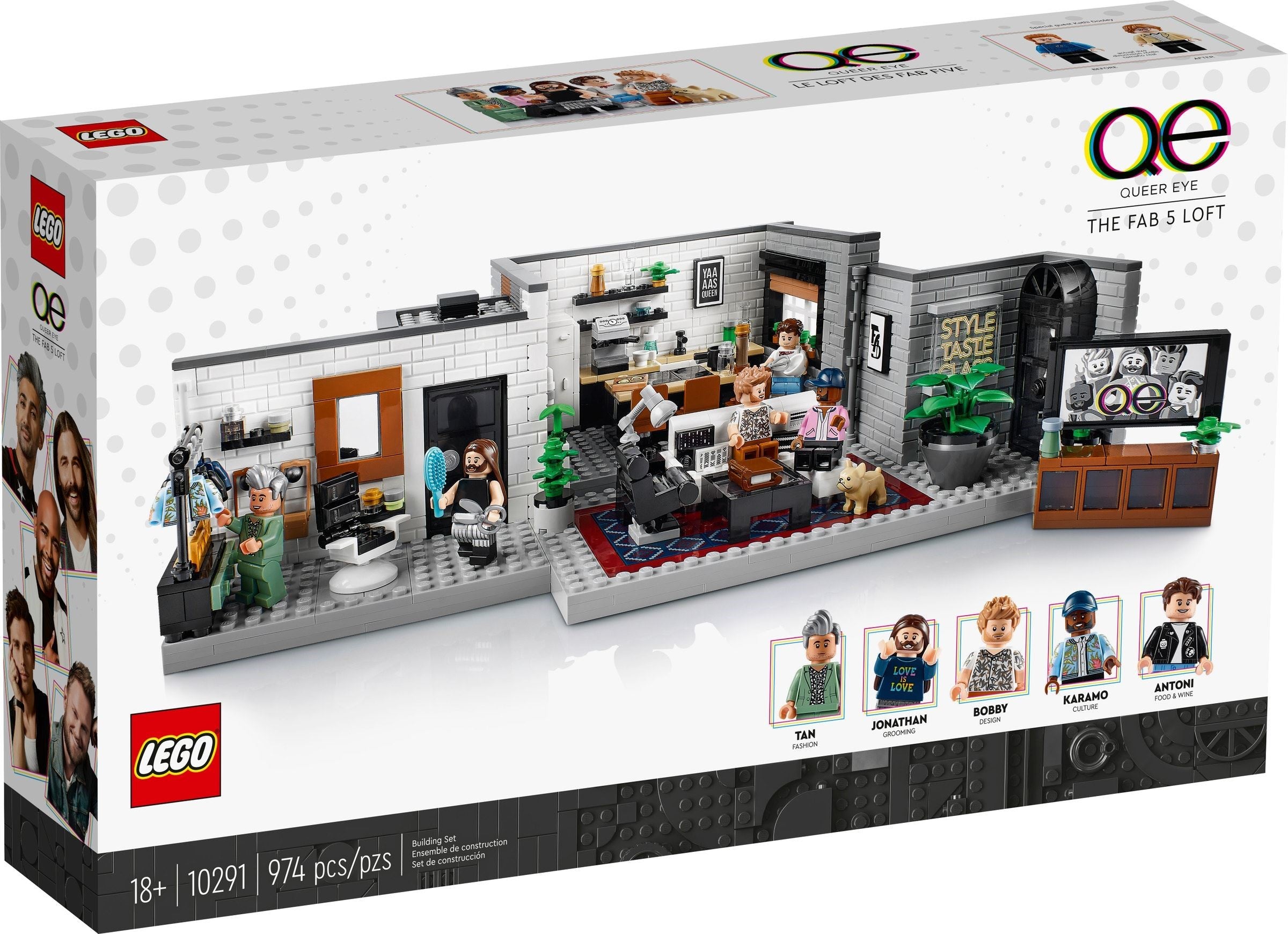 <transcy>LEGO Queer Eye Le loft de la Fab 5 10291</transcy>