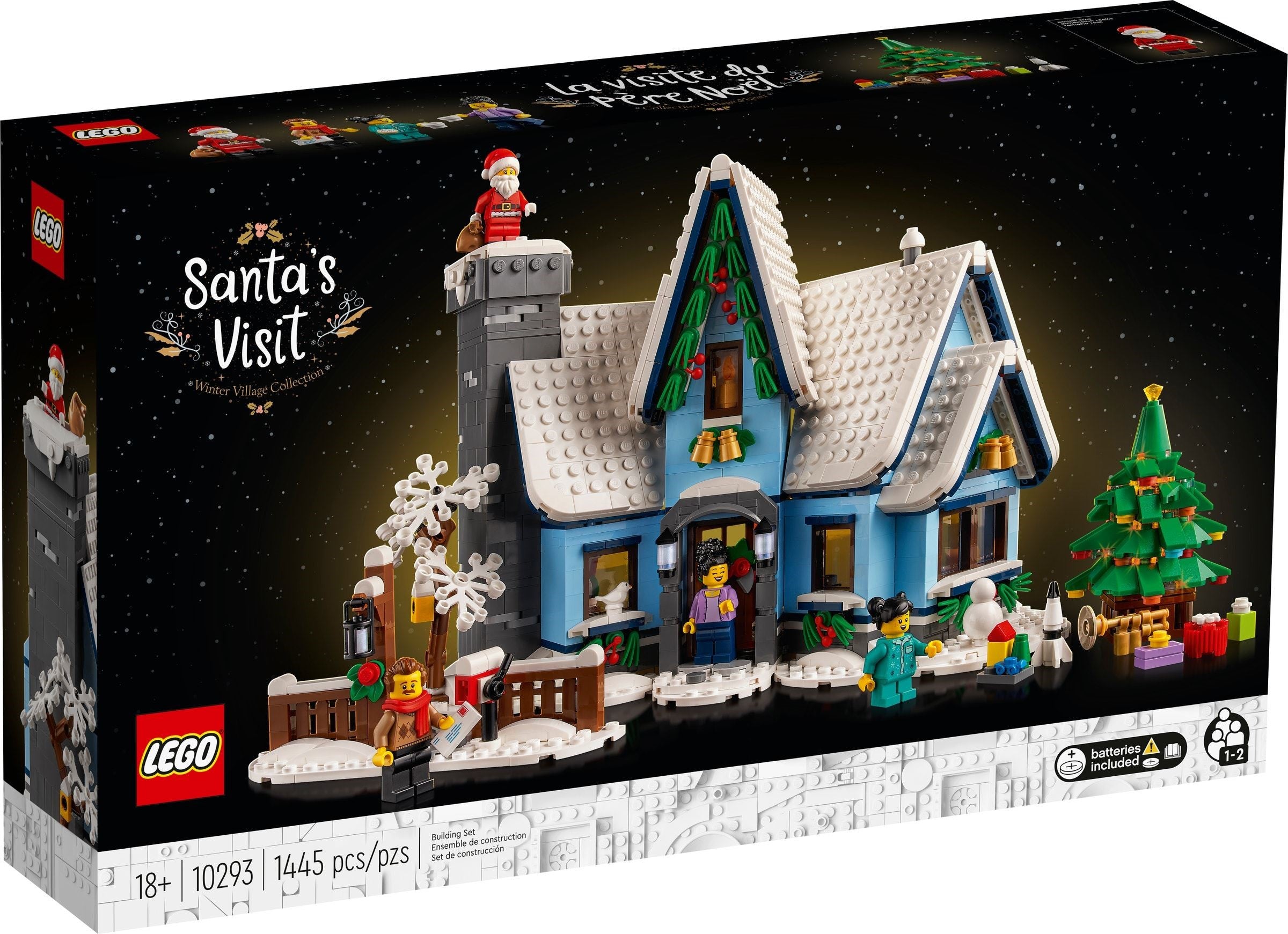 LEGO Icons Besuch des Weihnachtsmanns 10293