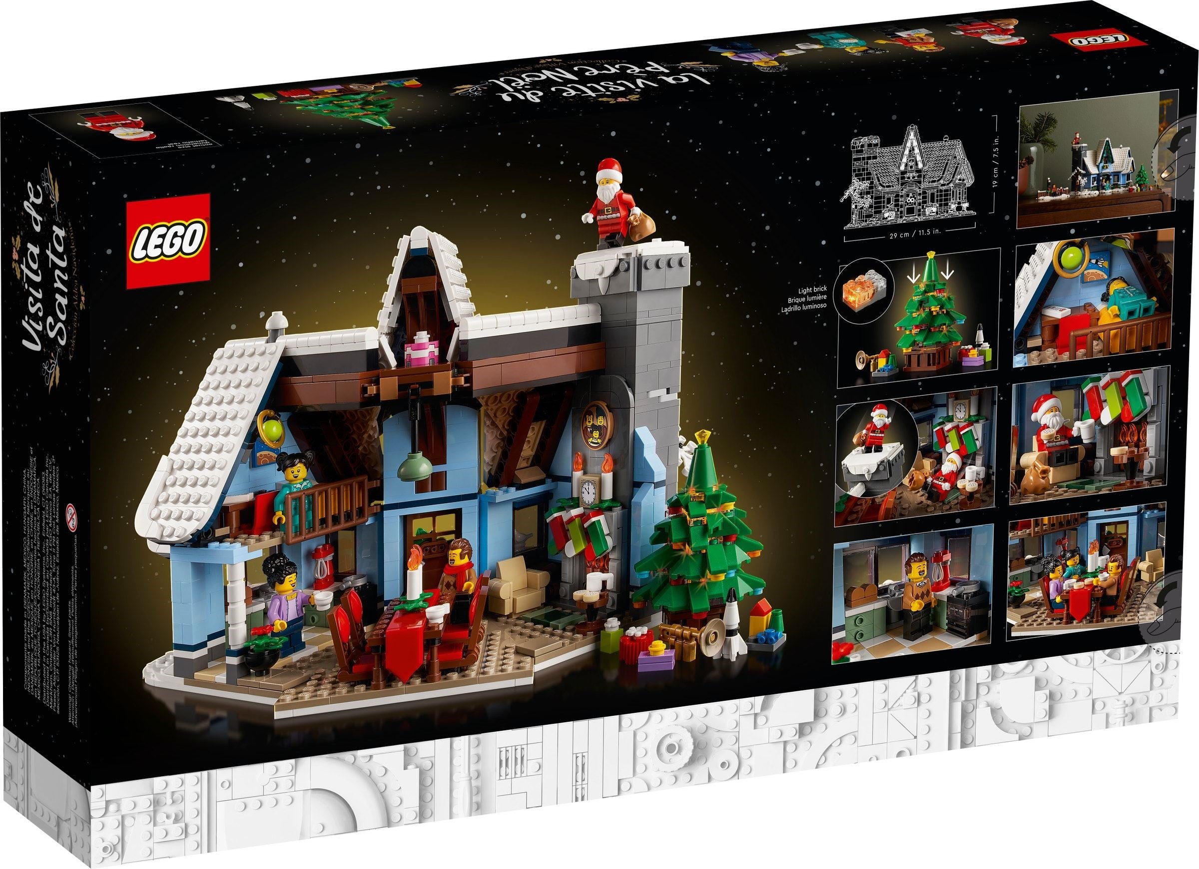 LEGO Icons Besuch des Weihnachtsmanns 10293