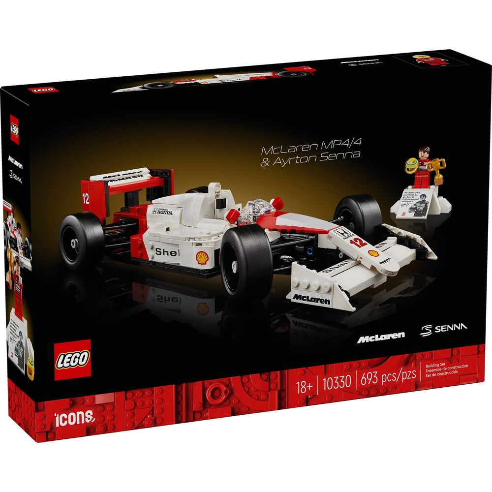 LEGO Icons McLaren MP4/4 & Ayrton Senna 10330