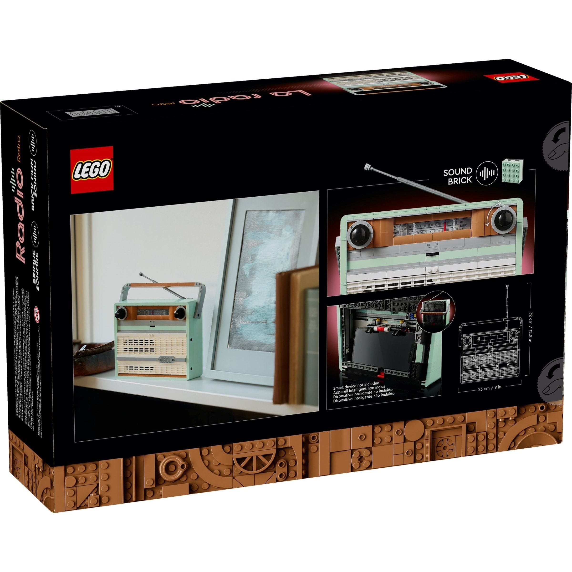 LEGO Icons Retro-Kofferradio 10334