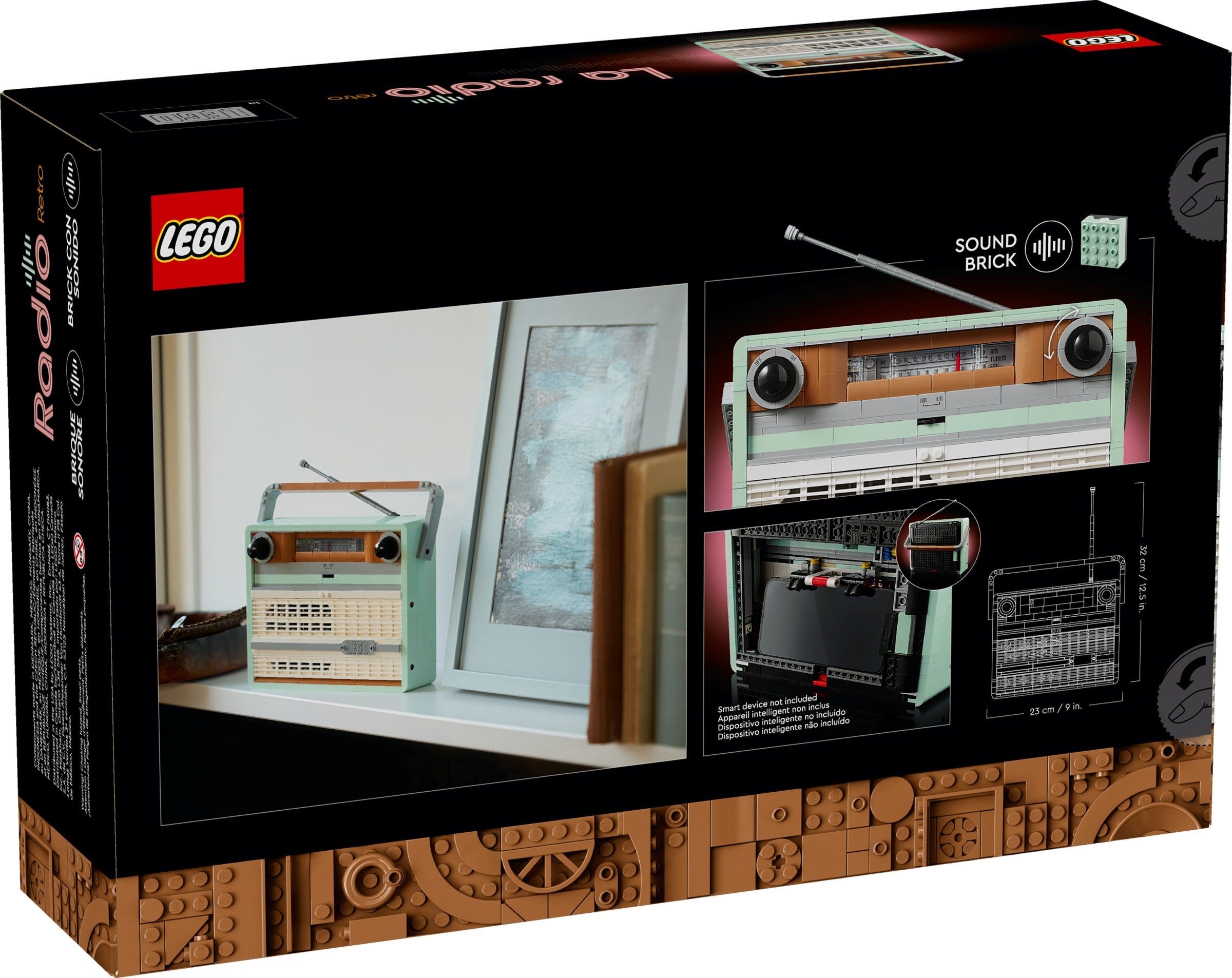LEGO Icons Retro-Kofferradio 10334