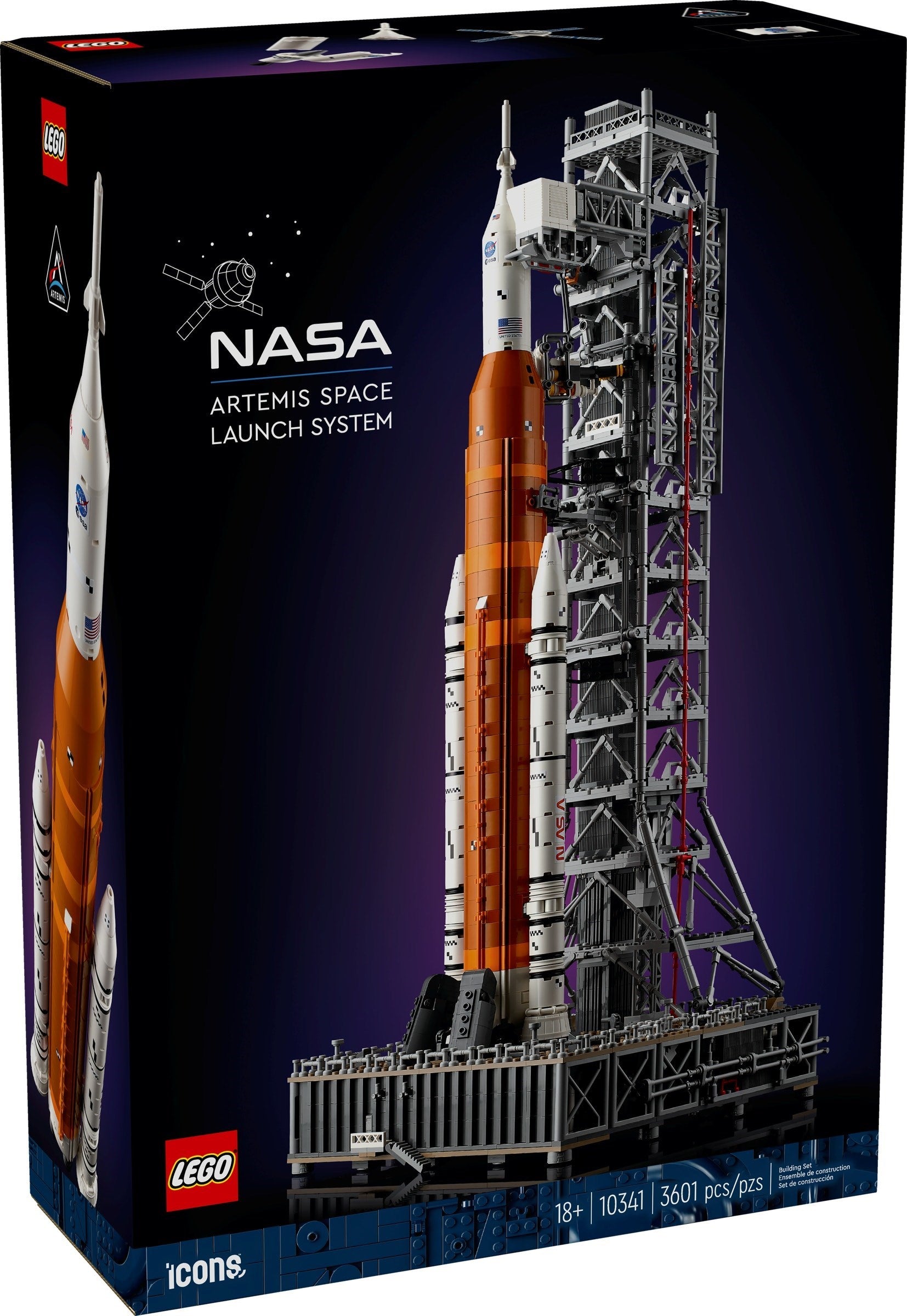 LEGO Icons NASA Artemis Startrampe 10341