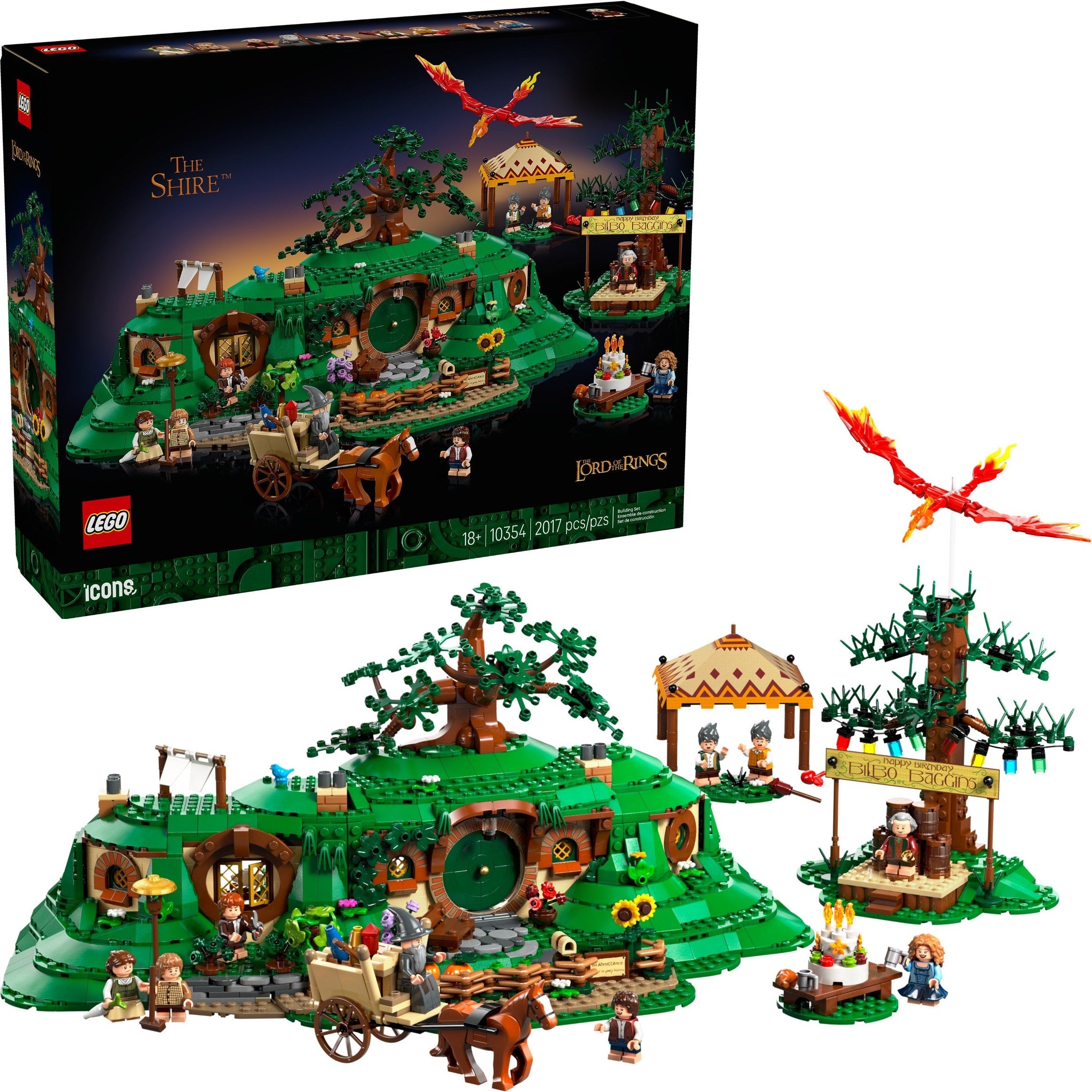 LEGO Icons Der Herr Der Ringe: Das Auenland 10354