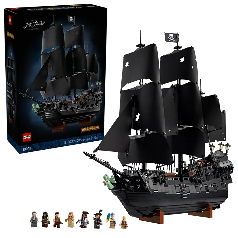 LEGO Icons Captain Jack Sparrows Piratenschiff 10365