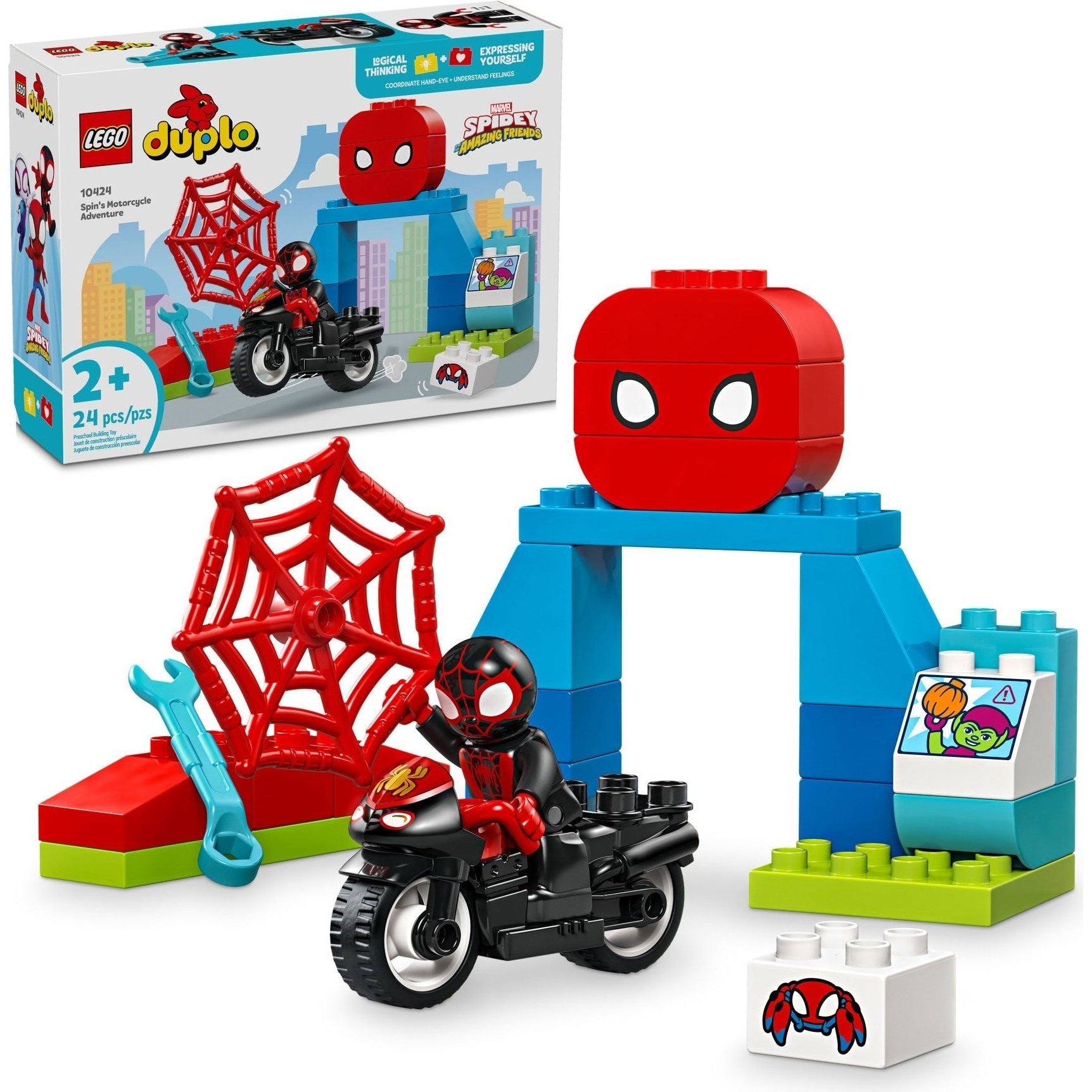 LEGO DUPLO Spins Motorrad-Abenteuer 10424