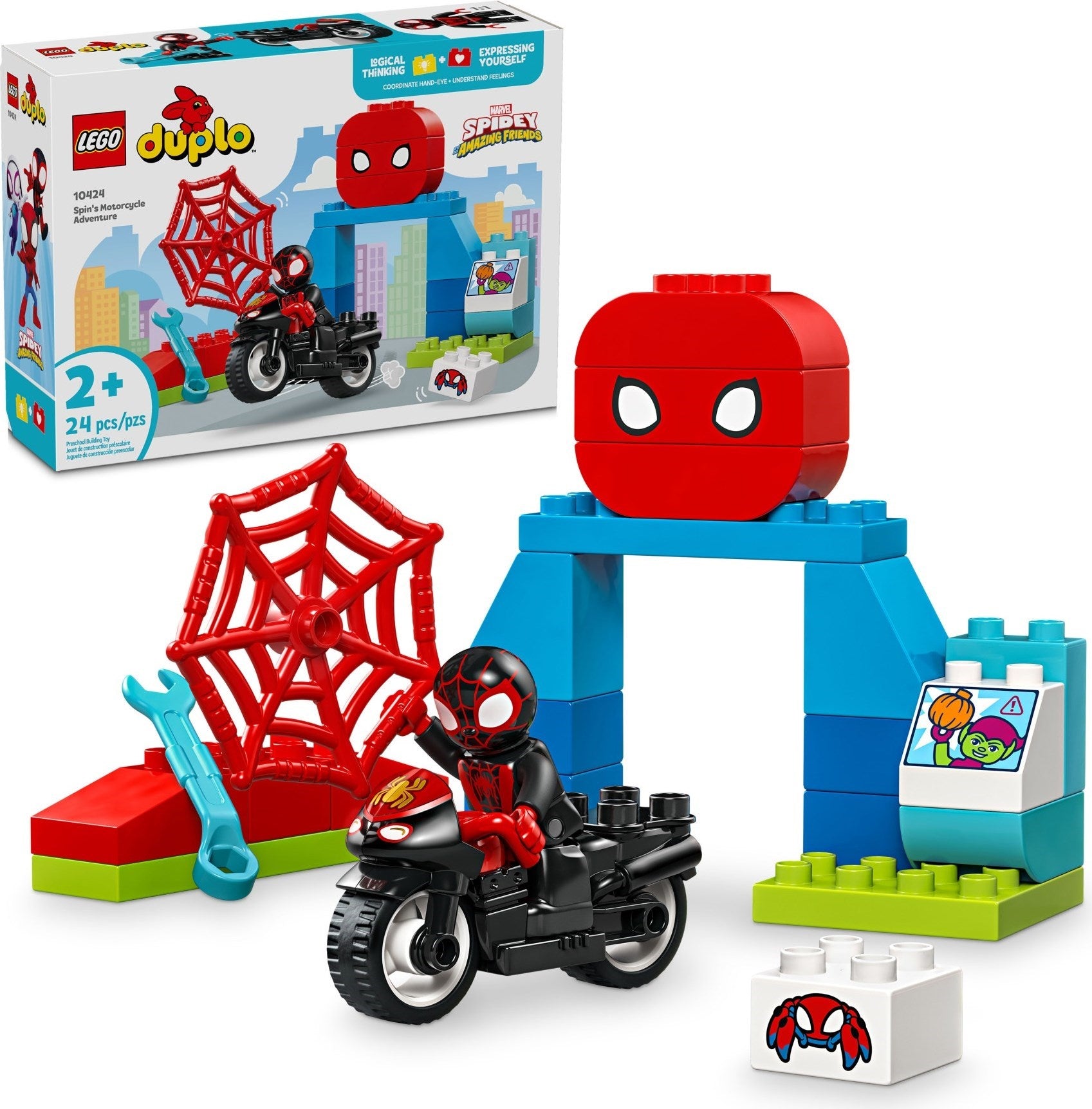 LEGO DUPLO Spins Motorrad-Abenteuer 10424