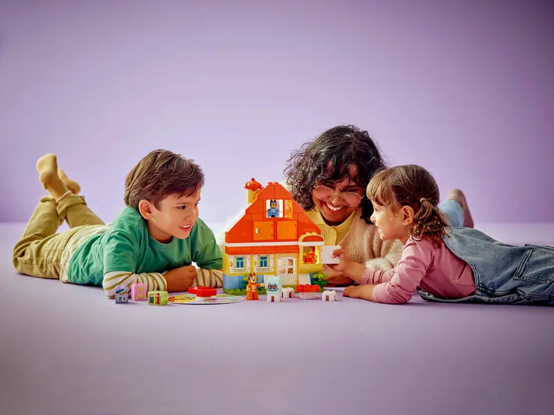 LEGO DUPLO Bluey Blueys Familienhaus mit Memory-Spiel 10459
