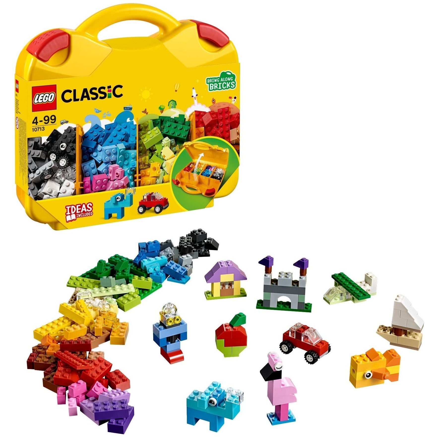 Coffret de démarrage pour blocs de construction LEGO Classic - couleurs assorties 10713