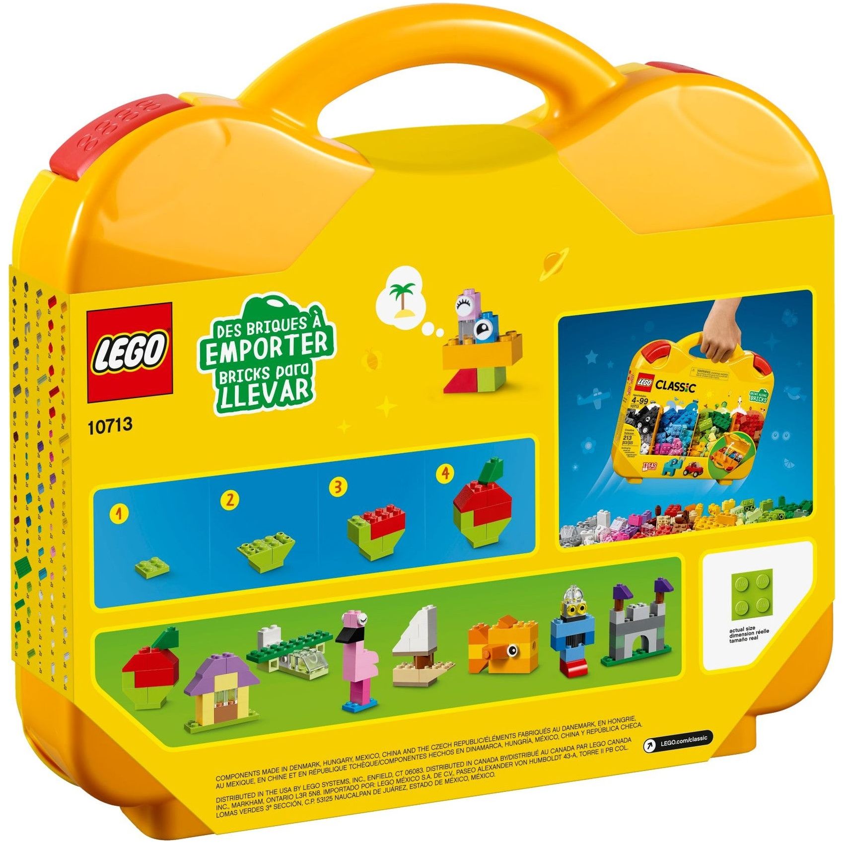 Coffret de démarrage pour blocs de construction LEGO Classic - couleurs assorties 10713