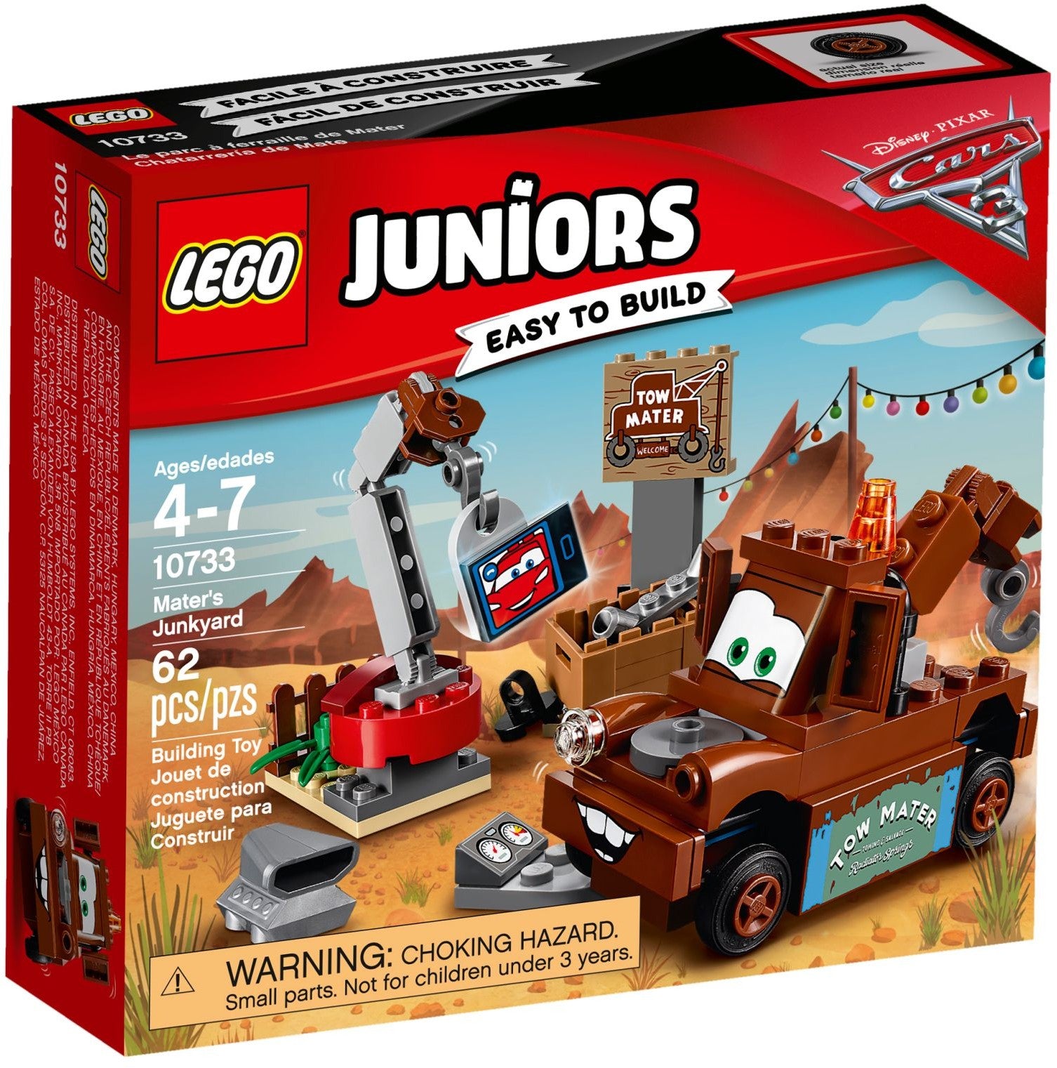 LEGO Juniors Hooks Schrottplatz 10733