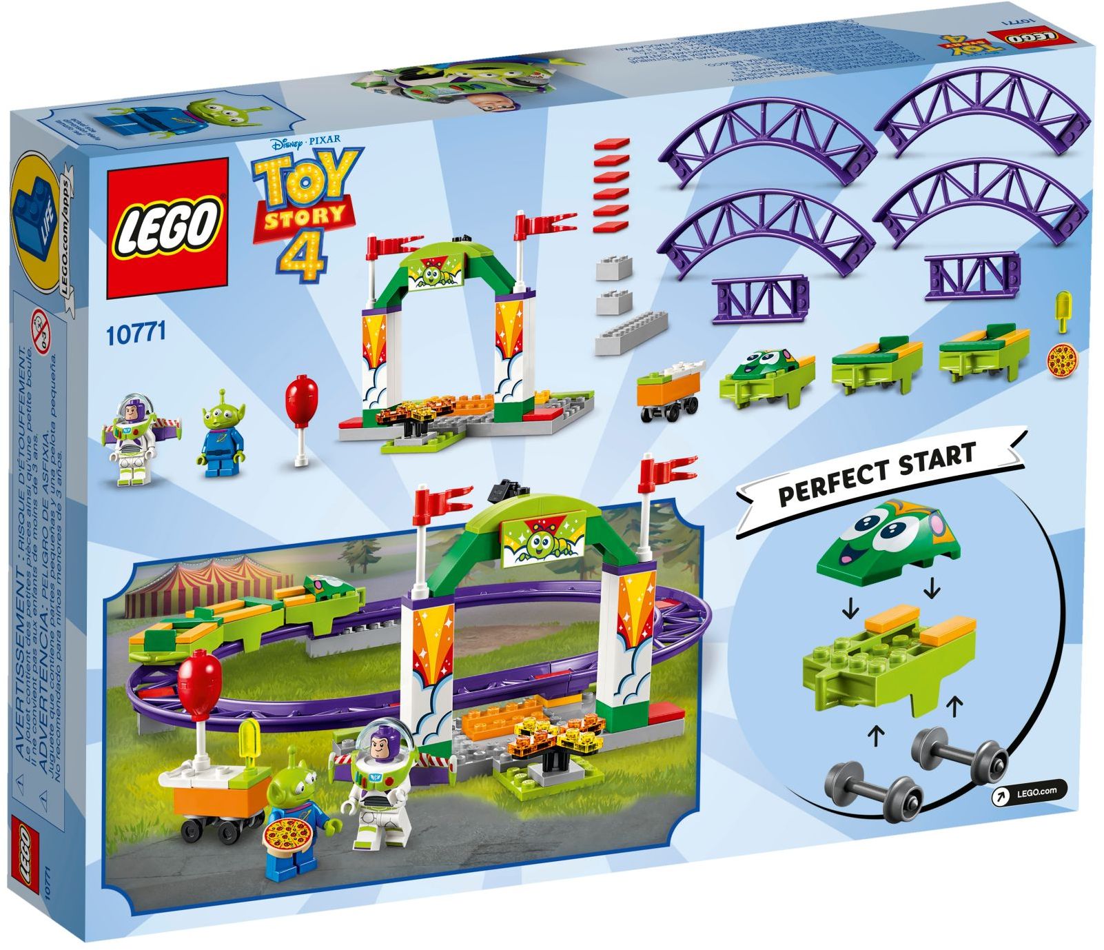 LEGO Disney Buzz wilde Achterbahnfahrt 10771