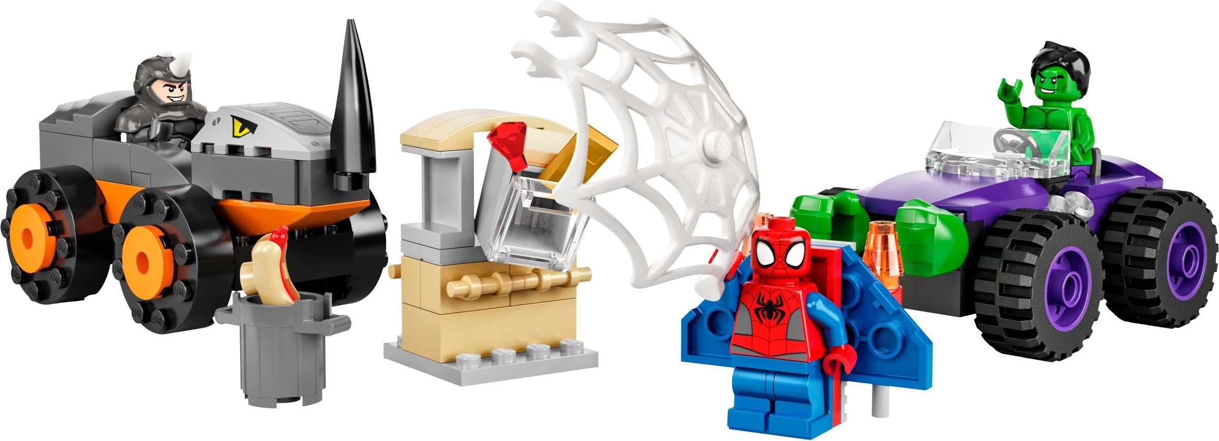 LEGO Marvel Super Heroes Hulks und Rhinos Truck-Duell 10782
