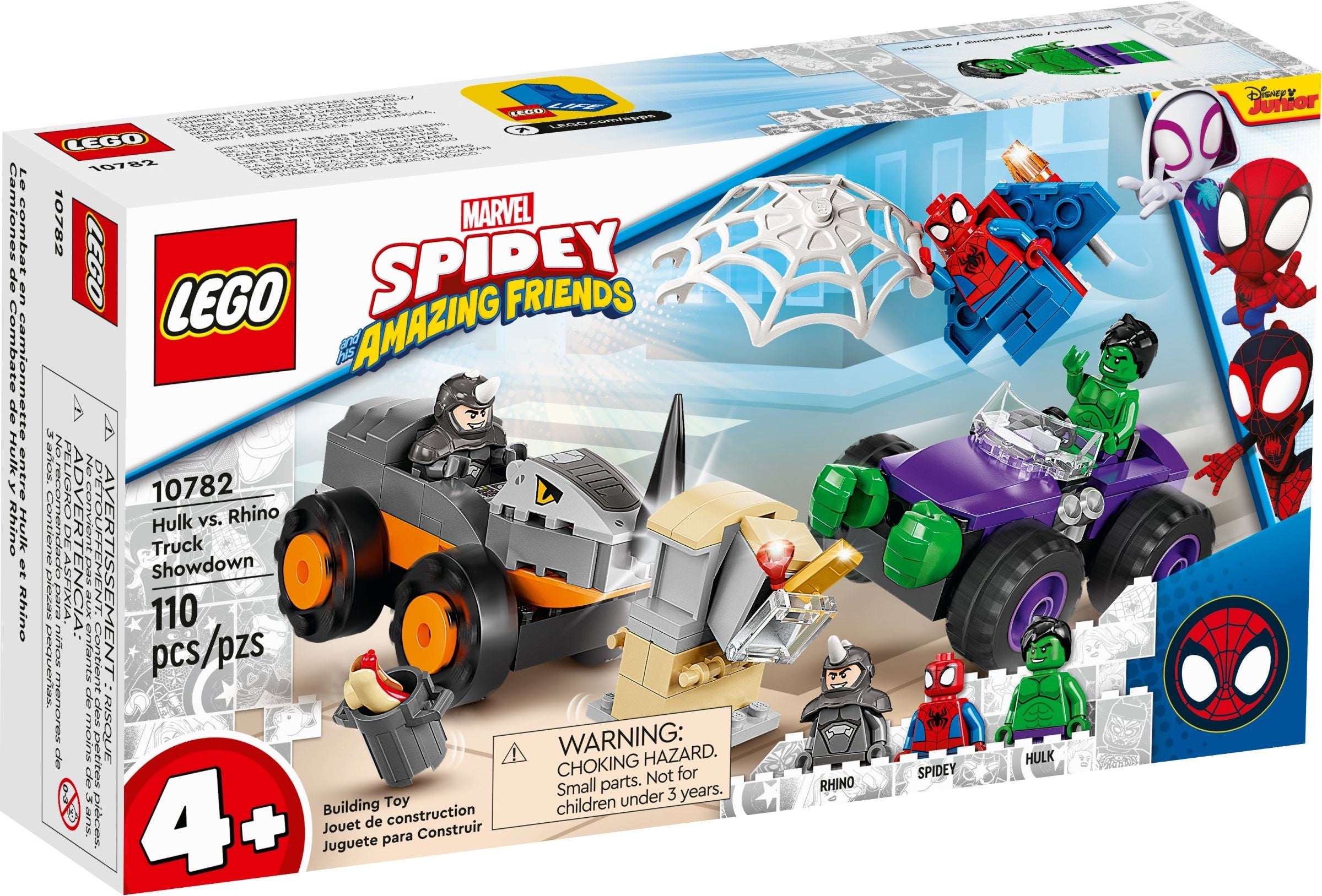 LEGO Marvel Super Heroes Hulks und Rhinos Truck-Duell 10782