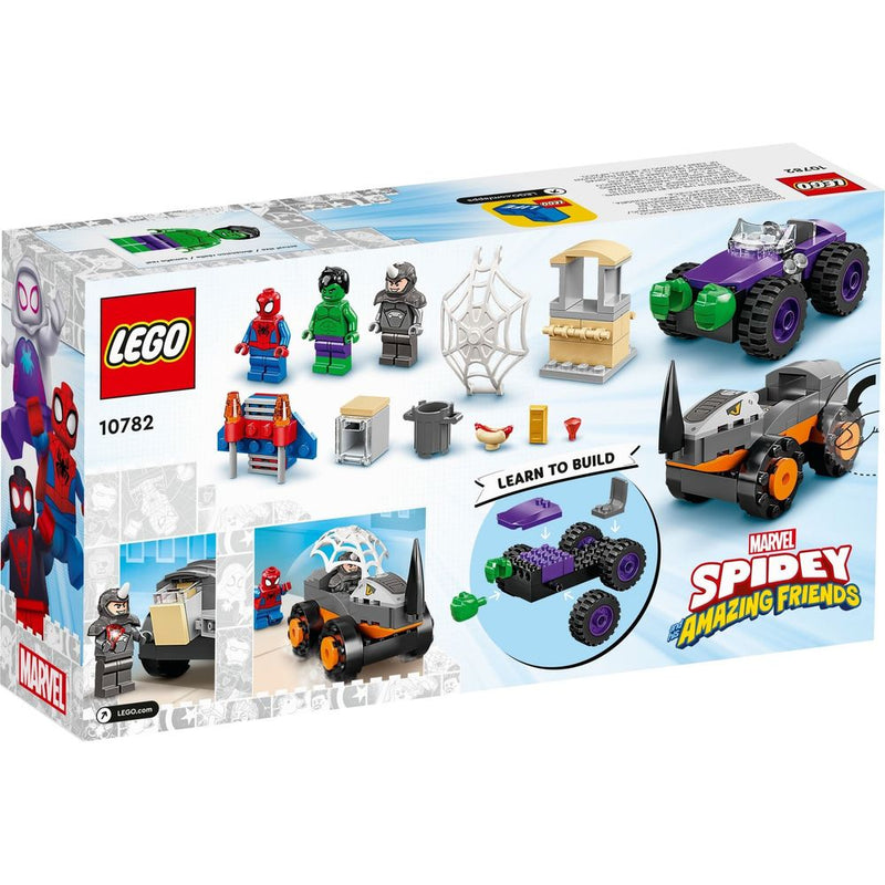 LEGO Marvel Super Heroes Hulks und Rhinos Truck-Duell 10782