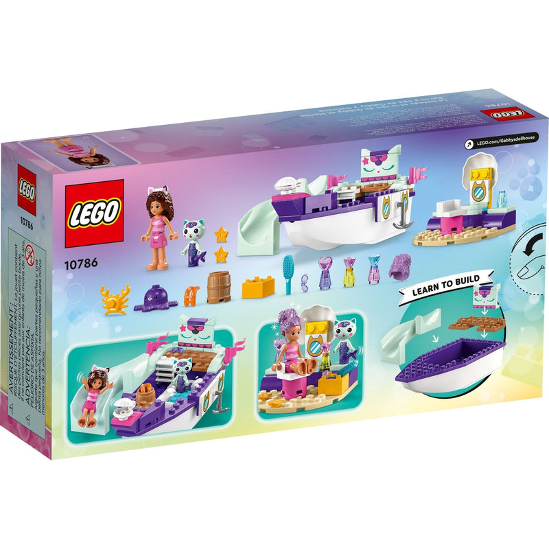 LEGO Gabby's Dollhouse Gabbys und Meerkätzchens Schiff und SPA 10786