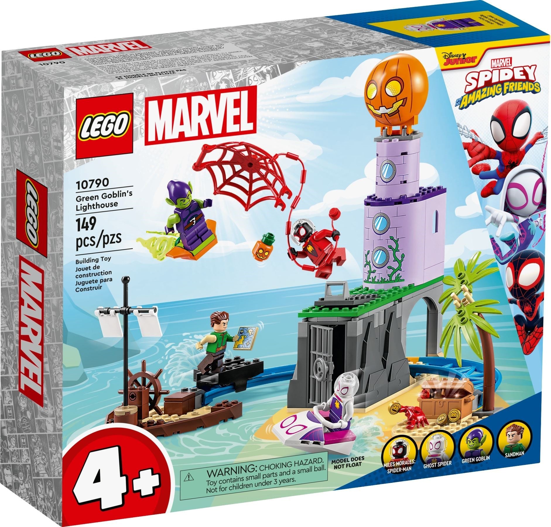 LEGO Marvel Spideys Team an Green Goblins Leuchtturm 10790