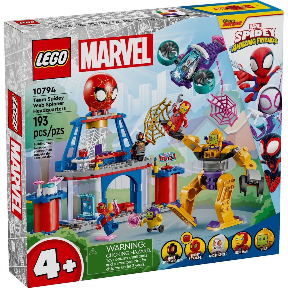 LEGO MARVEL Das Hauptquartier von Spideys Team 10794