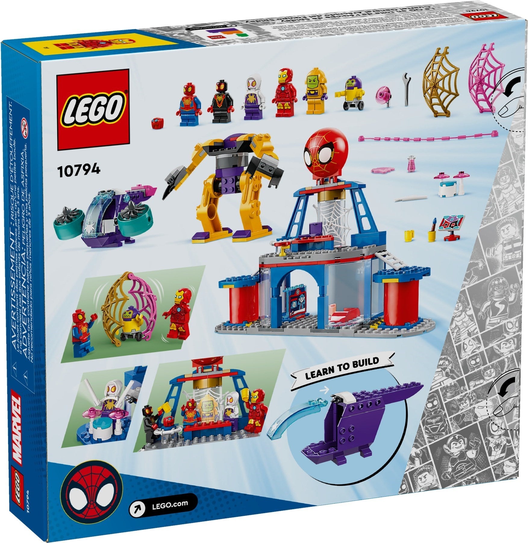 LEGO MARVEL Das Hauptquartier von Spideys Team 10794