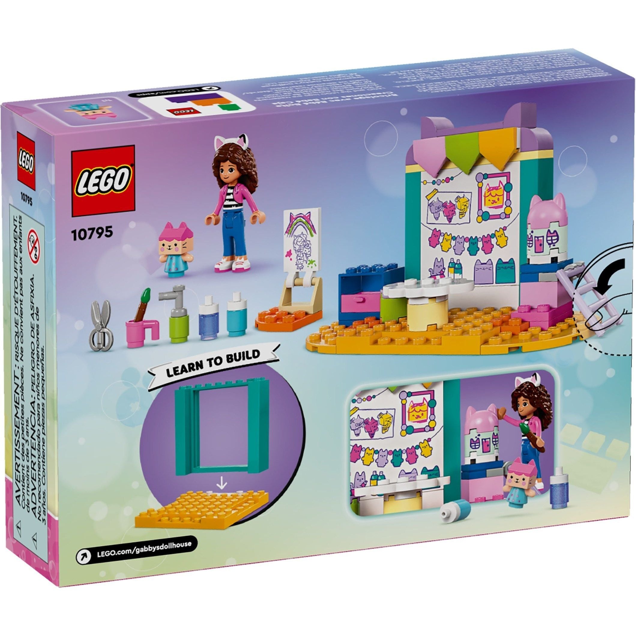 LEGO Gabby's Dollhouse Bastelspaß mit Baby Box 10795