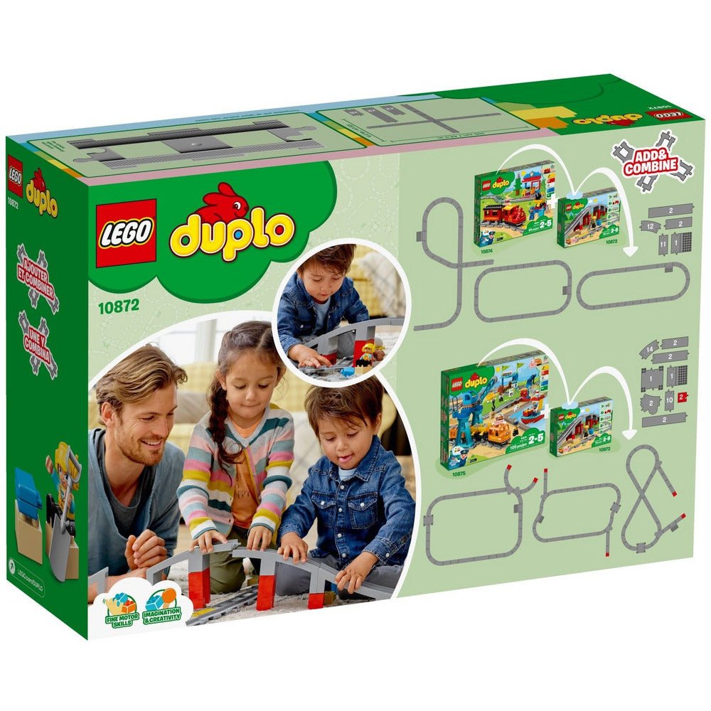 LEGO DUPLO Eisenbahnbrücke und Schienen 10872