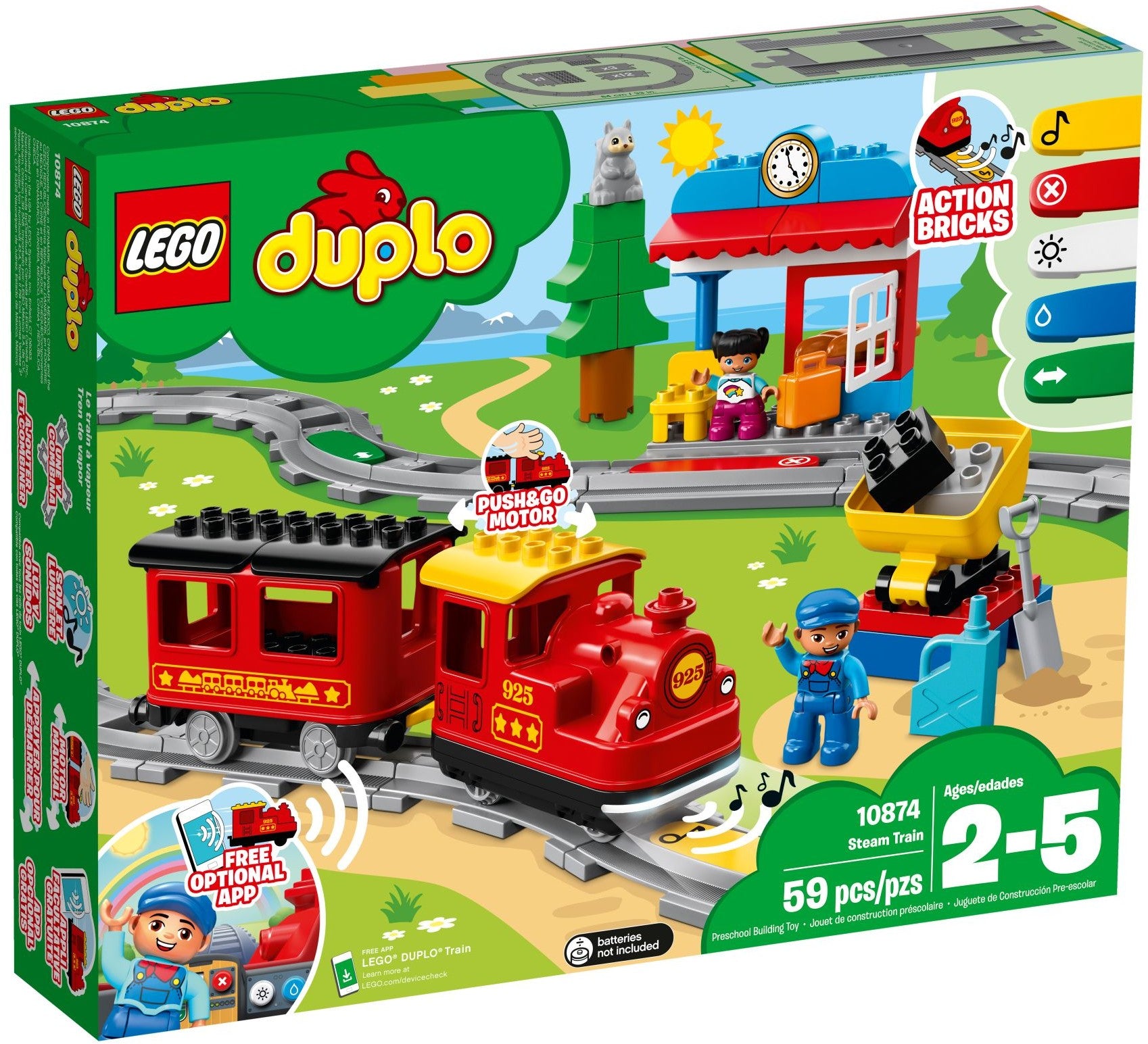 LEGO Duplo Dampfeisenbahn 10874