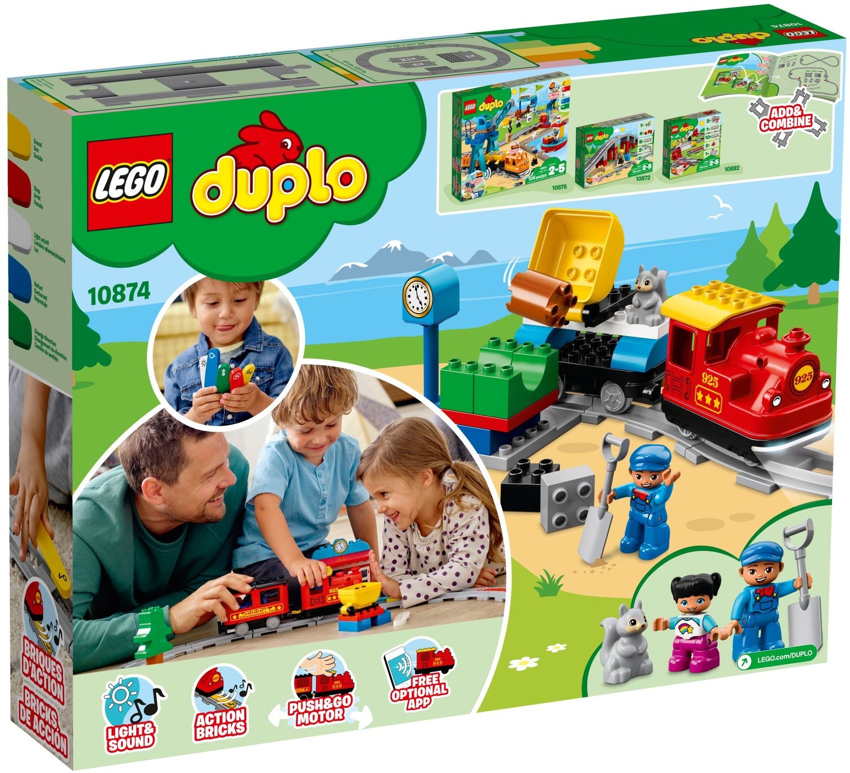 LEGO Duplo Dampfeisenbahn 10874