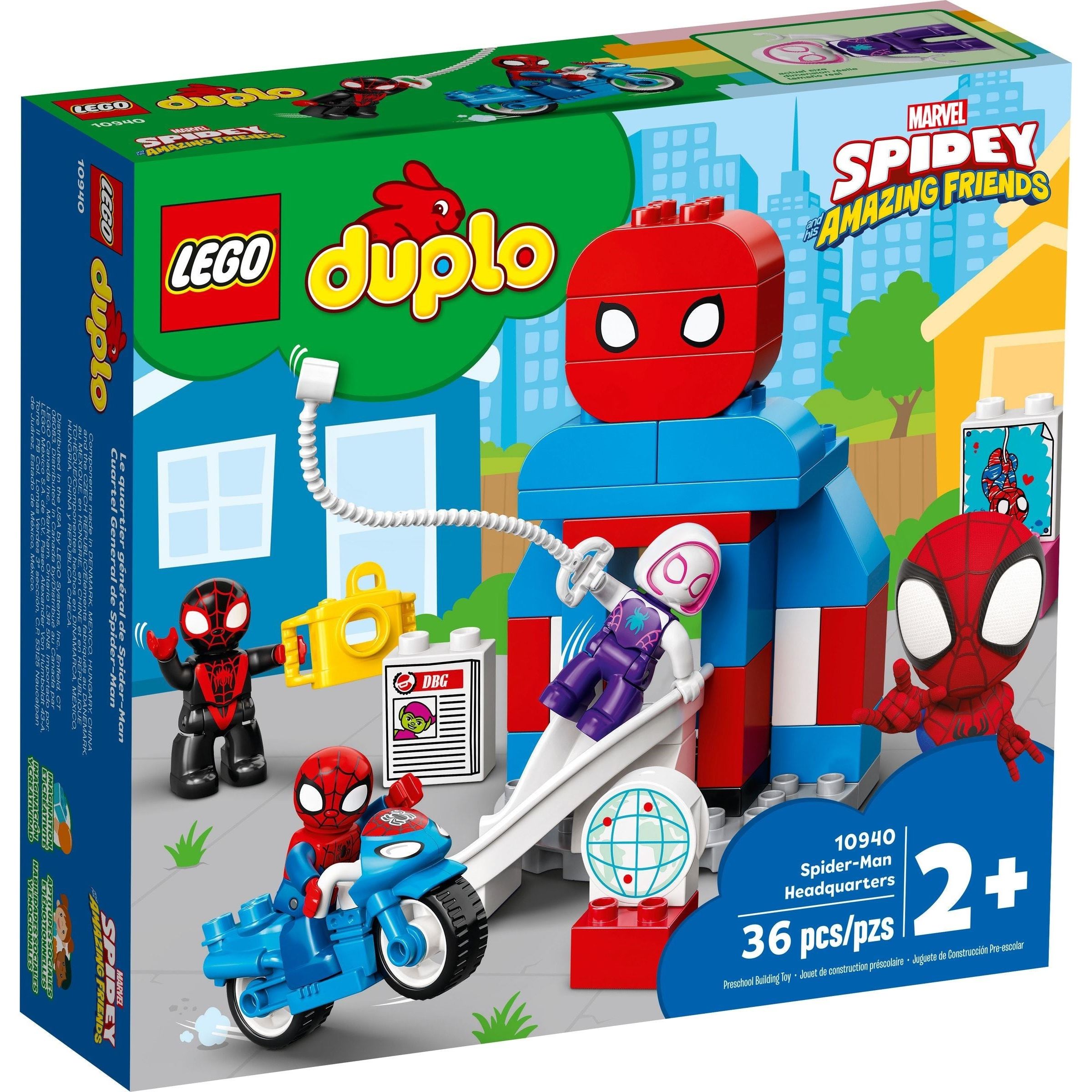 Le quartier général de LEGO DUPLO Spider-Man 10940