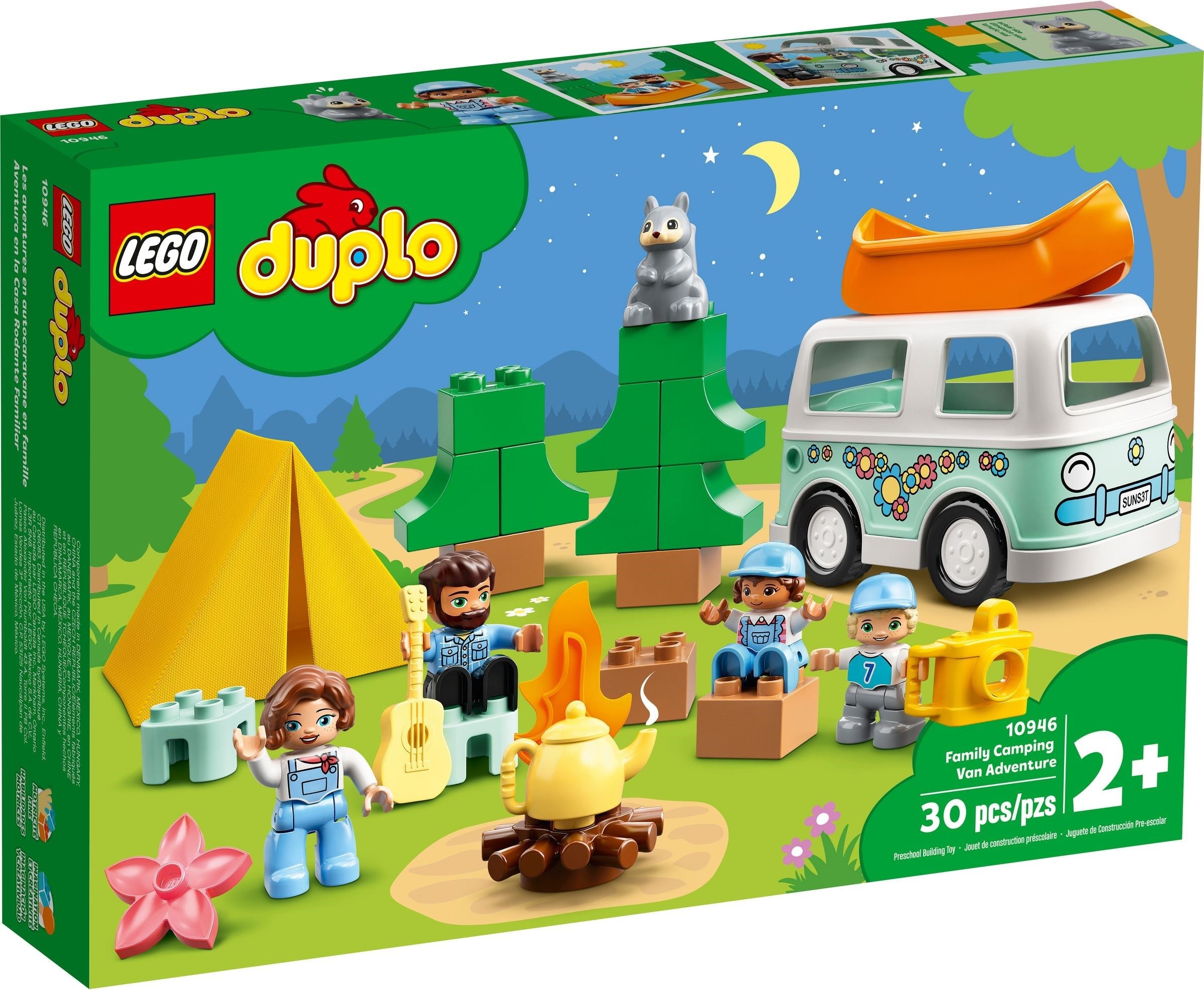 LEGO DUPLO Familienabenteuer mit Campingbus 10946