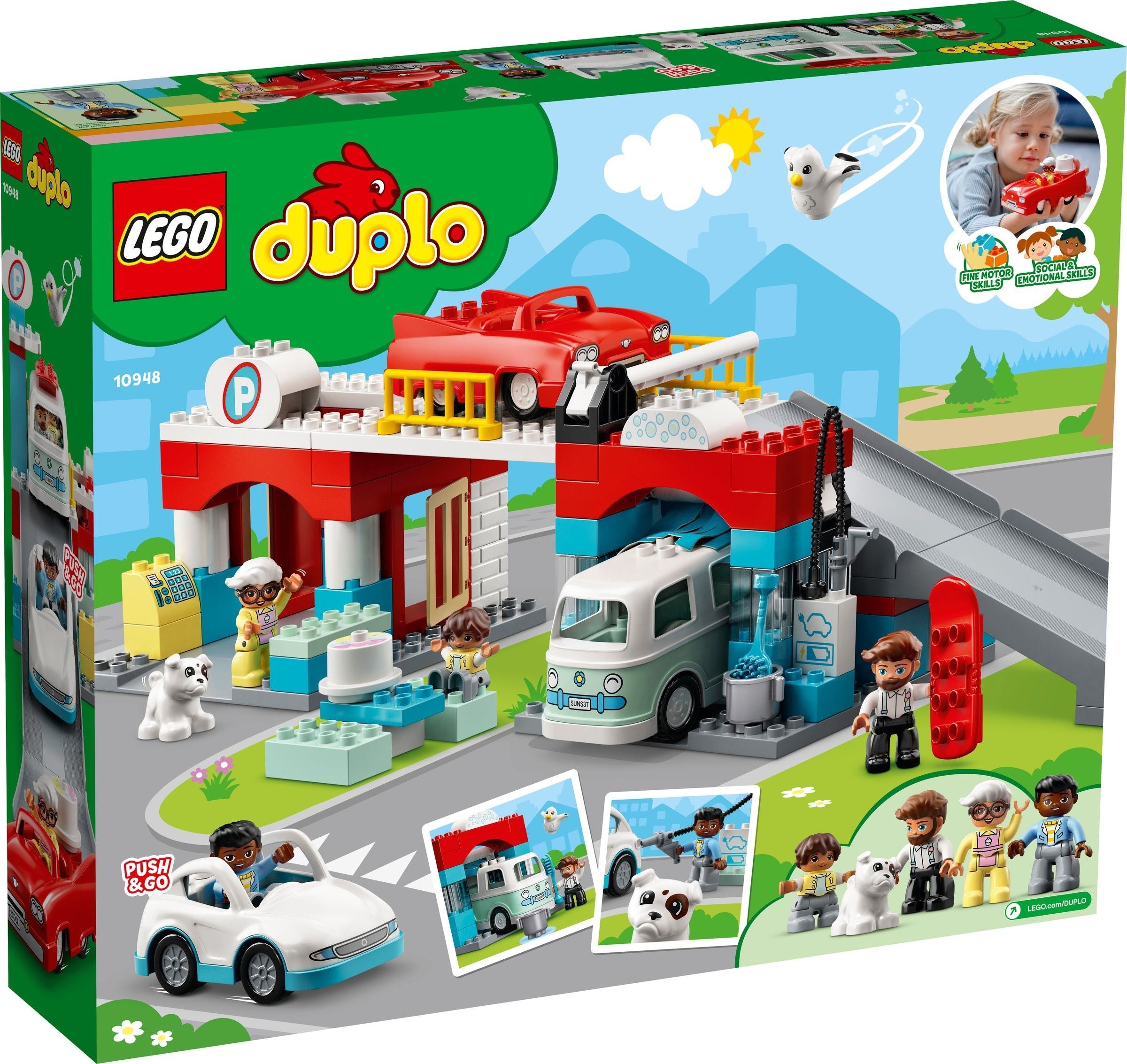 LEGO DUPLO Parkhaus mit Autowaschanlage 10948