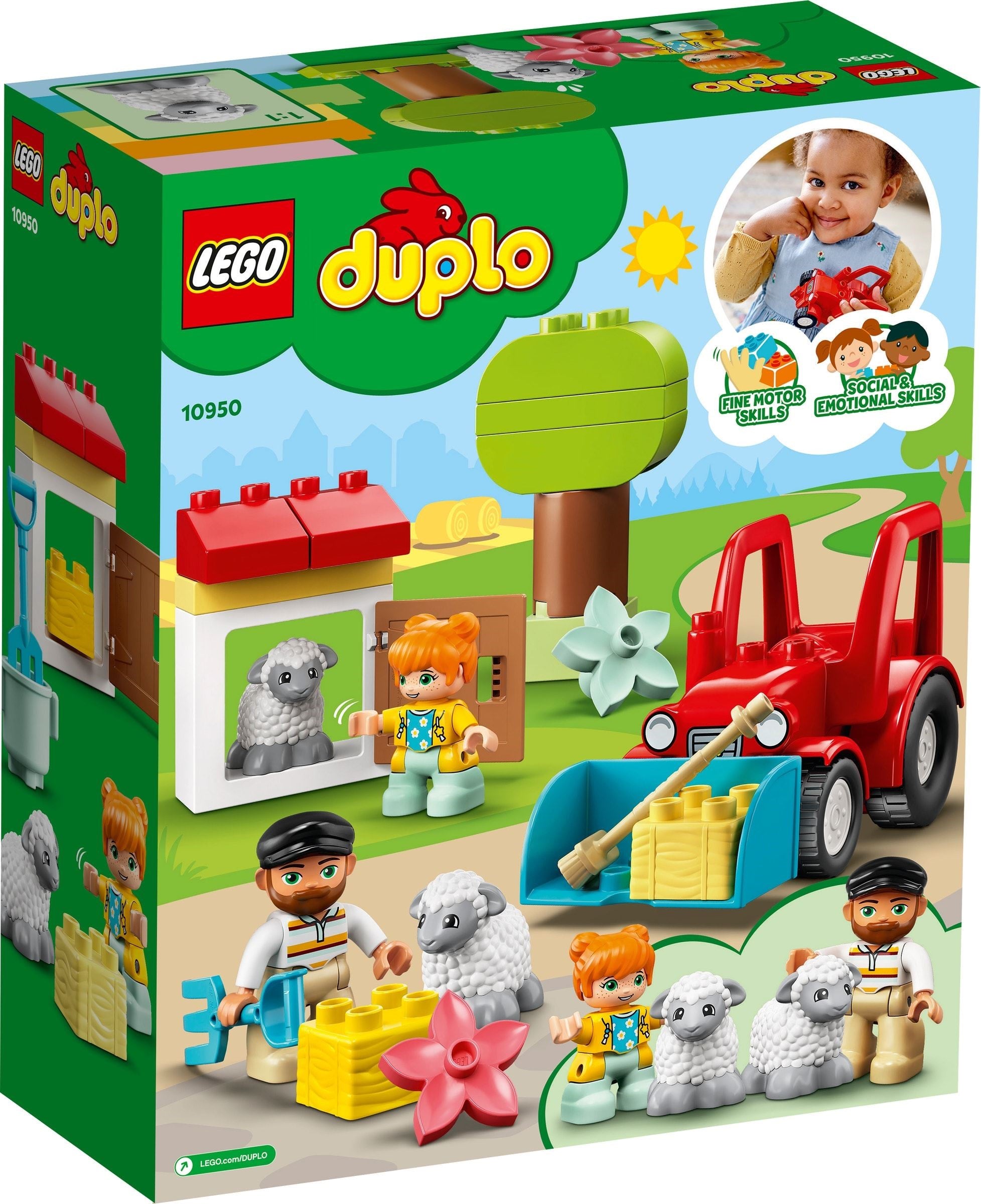 LEGO DUPLO Traktor und Tierpflege 10950