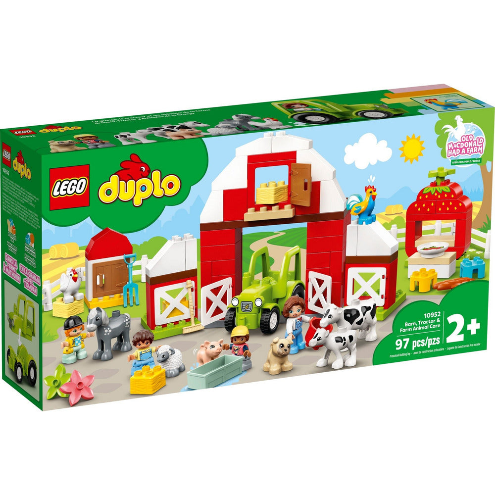 LEGO DUPLO Tracteur de grange et soins aux animaux 10952