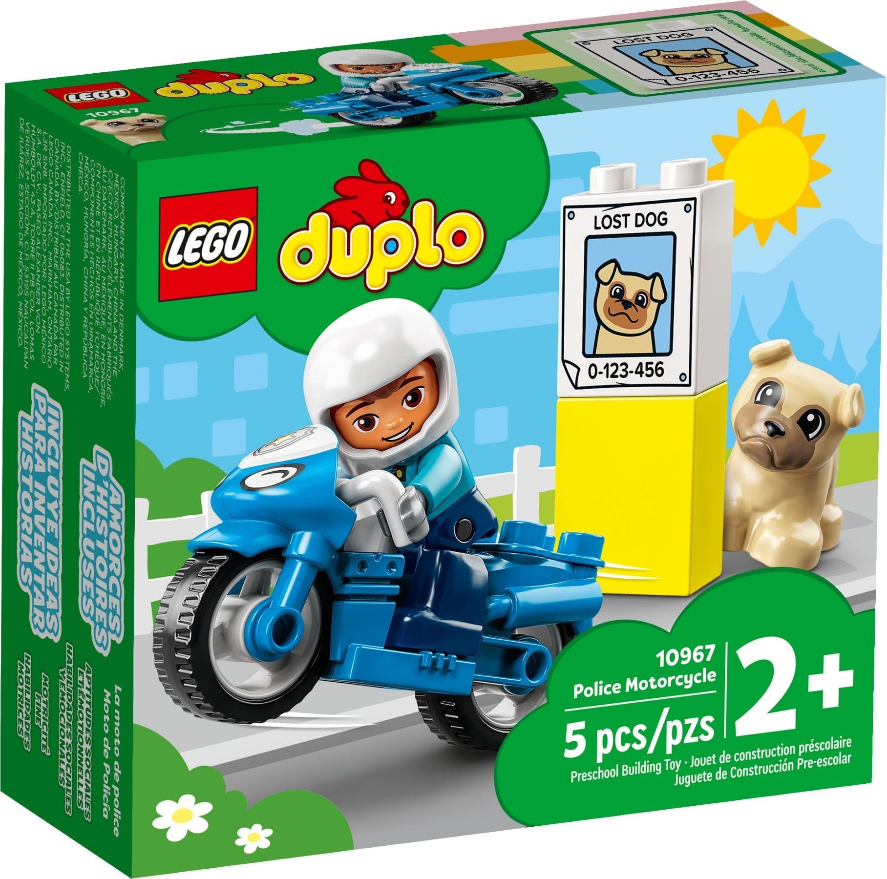 LEGO DUPLO Polizeimotorrad 10967
