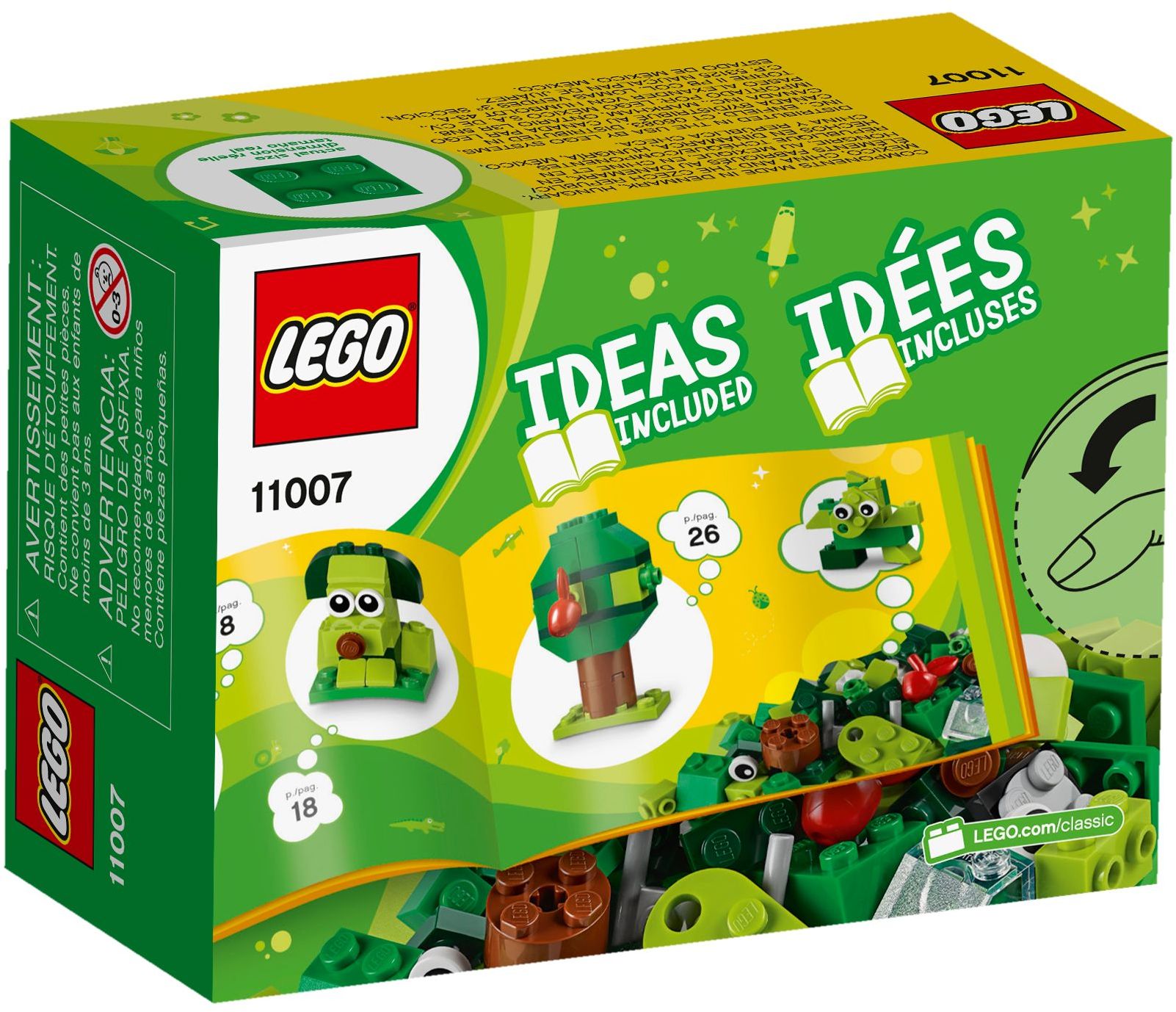 LEGO Classic Grünes Kreativ-Set 11007
