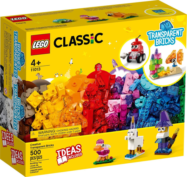 LEGO Classic Kreativ-Bauset mit durchsichtigen Steinen 11013