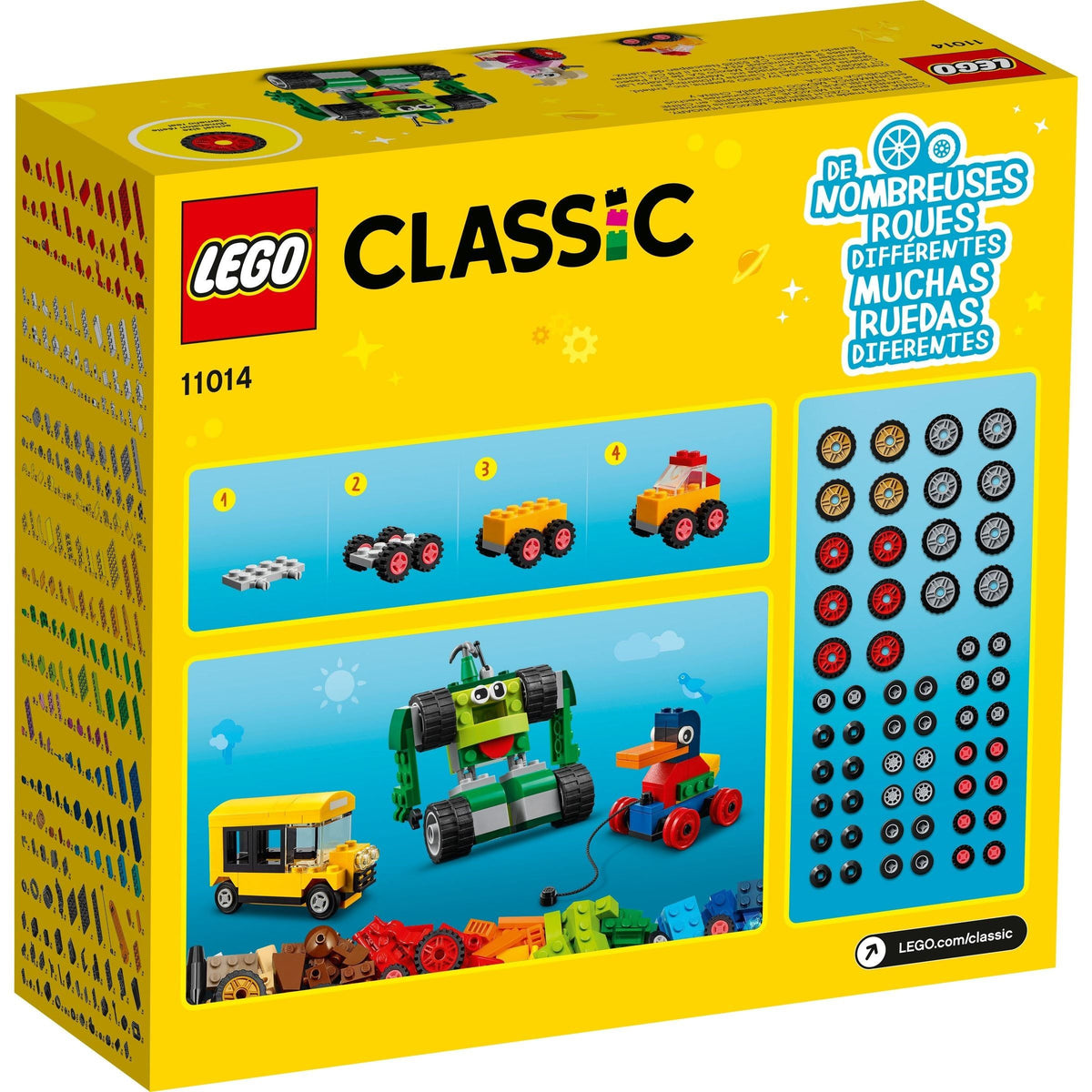 LEGO Classic Steinebox mit Rädern 11014