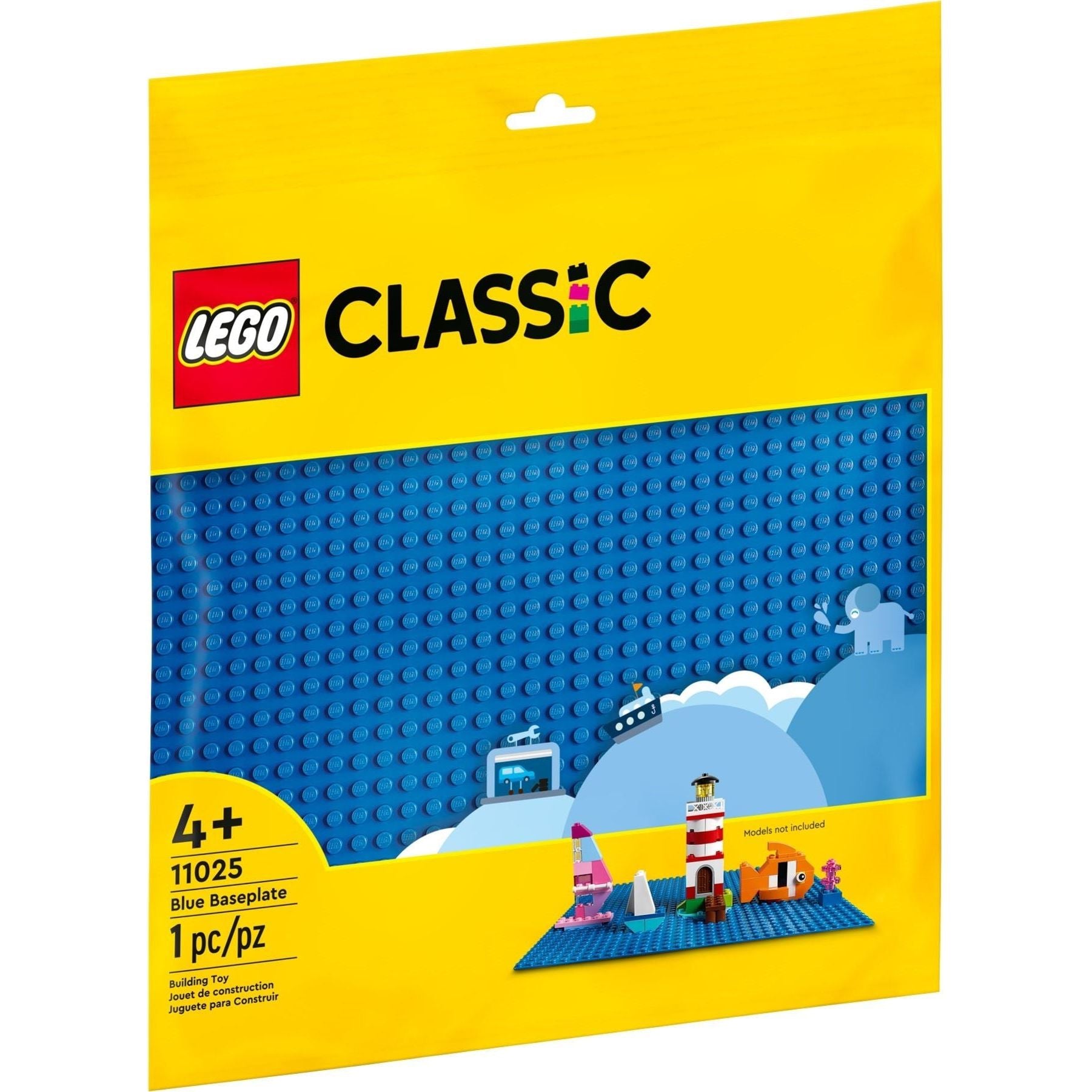 <transcy>LEGO Classic Plaque de construction bleue 11025</transcy>