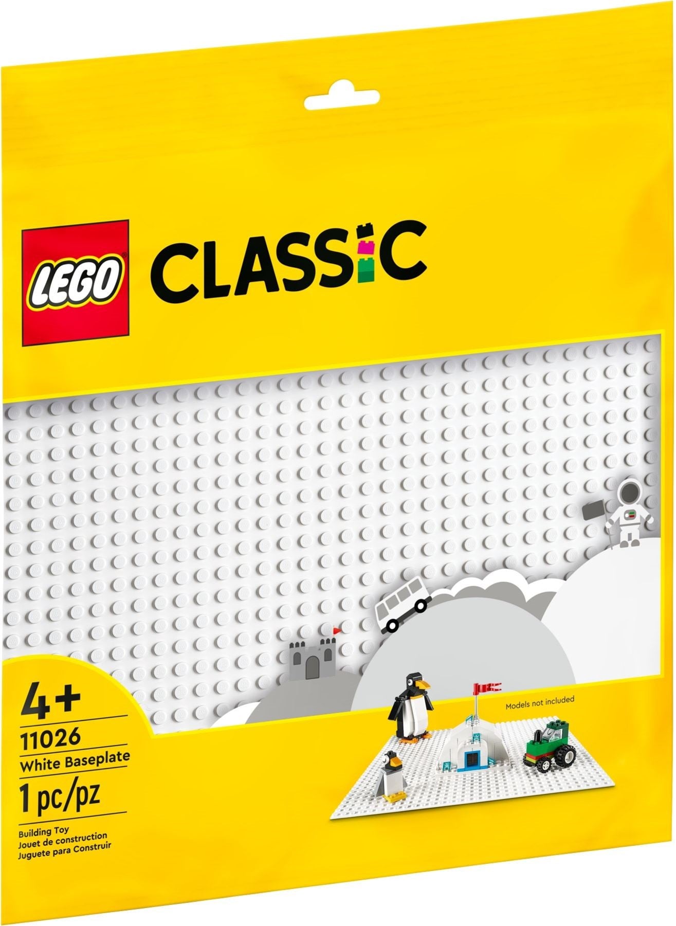 LEGO Classic Weisse Bauplatte 11026