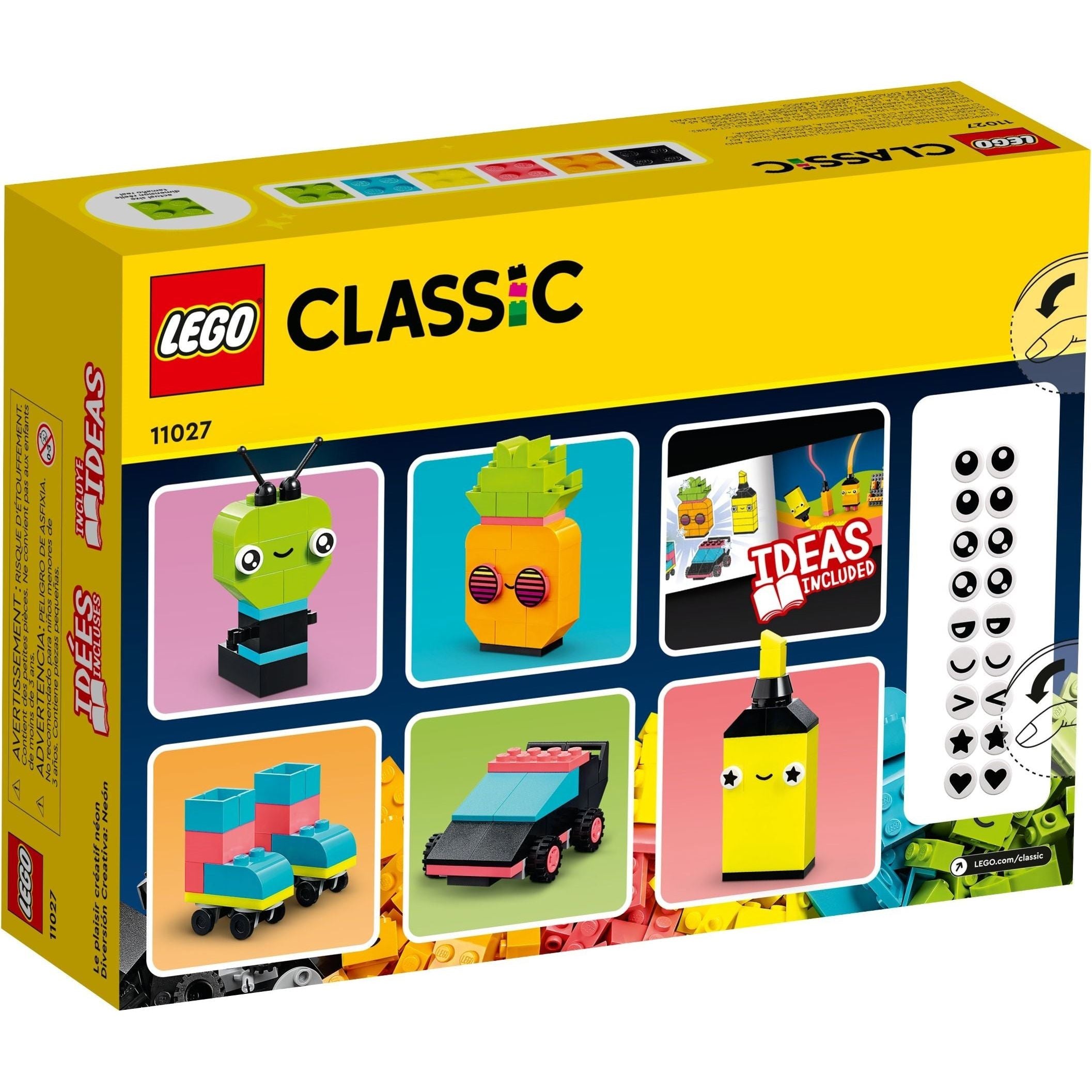 LEGO Classic Neon Kreativ-Bauset 11027