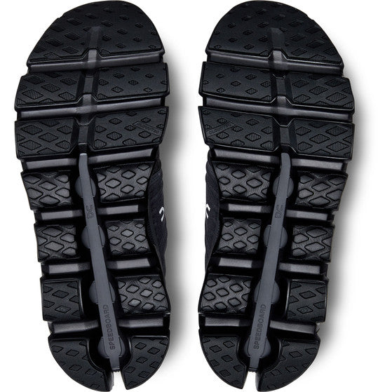 ON Damen Schuh Cloudswift 3 (schwarz/ violett, 39)