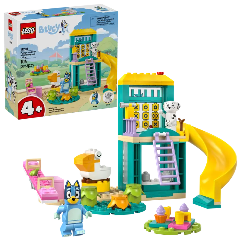 LEGO Bluey Bluey und Chloe auf dem Spielplatz 11201
