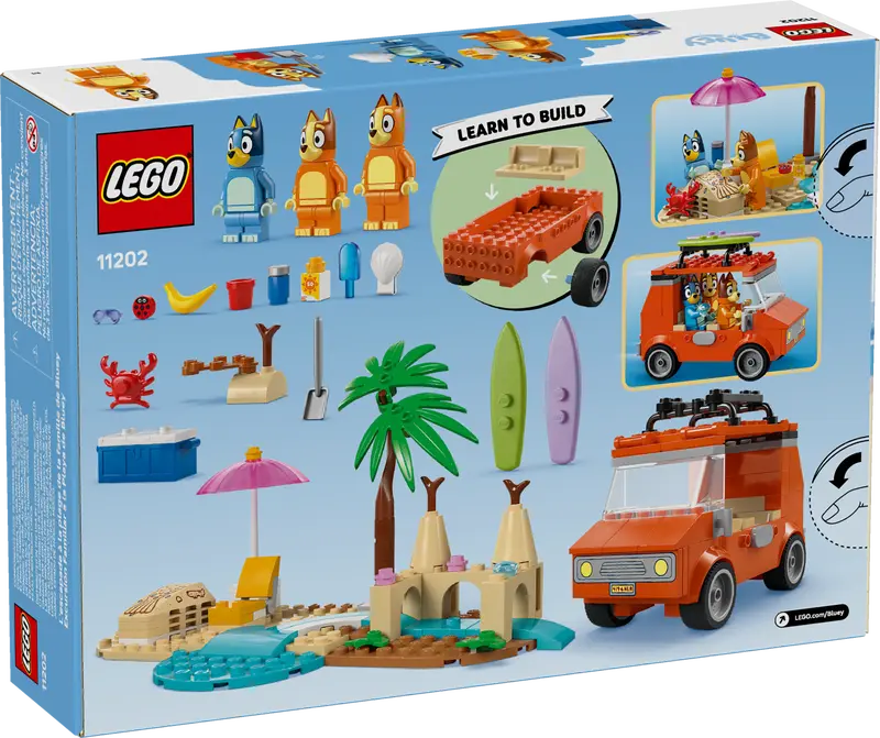 LEGO Duplo Bluey Blueys Strandausflug 11202