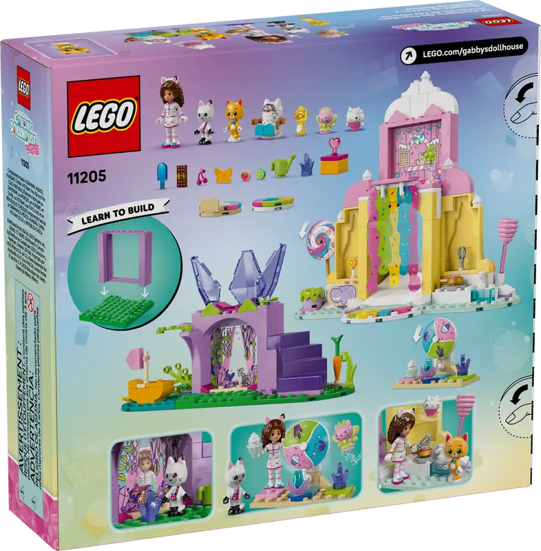 LEGO Gabby's Dollhouse Zuckerguss-Gebirge und Kätzchen-Garten 11205